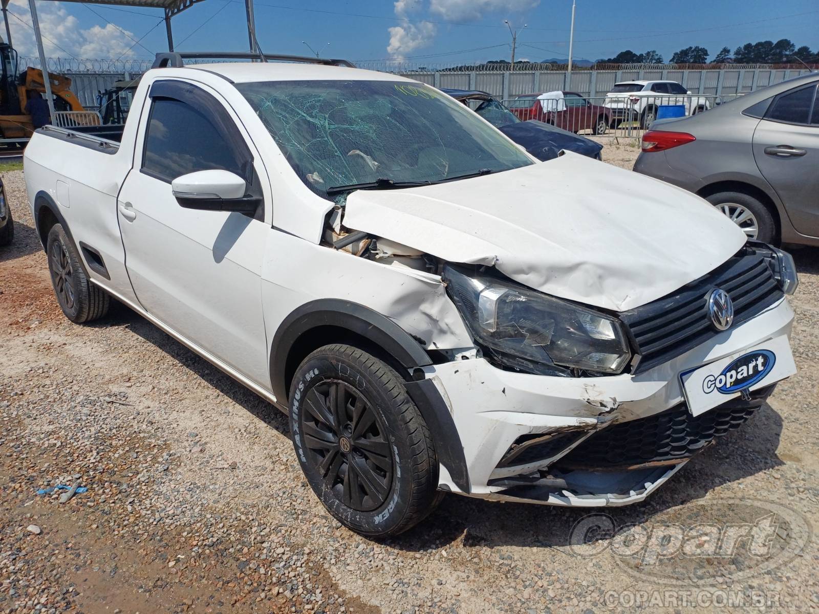 Veículo VW - VolksWagen Saveiro VOLKSWAGEN SAVEIRO Trendline 1.6 MSI 2018 2018 em leilão