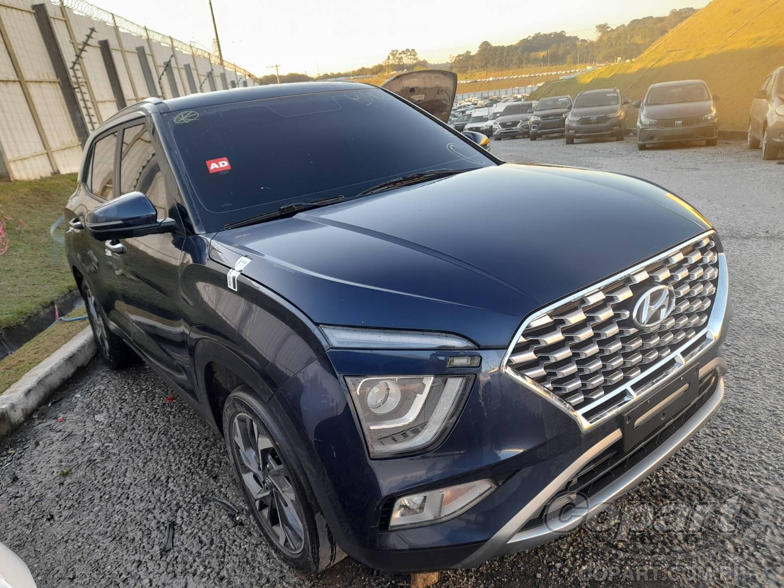 Veículo Hyundai Creta HYUNDAI CRETA Platinum 1.0 12V TGDI Turbo 2024 2024 em leilão