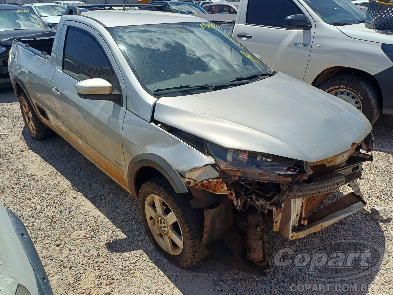 Veículo VOLKSWAGEN Saveiro VOLKSWAGEN SAVEIRO 1.6 TOTAL FLEX 2014 2014 em leilão