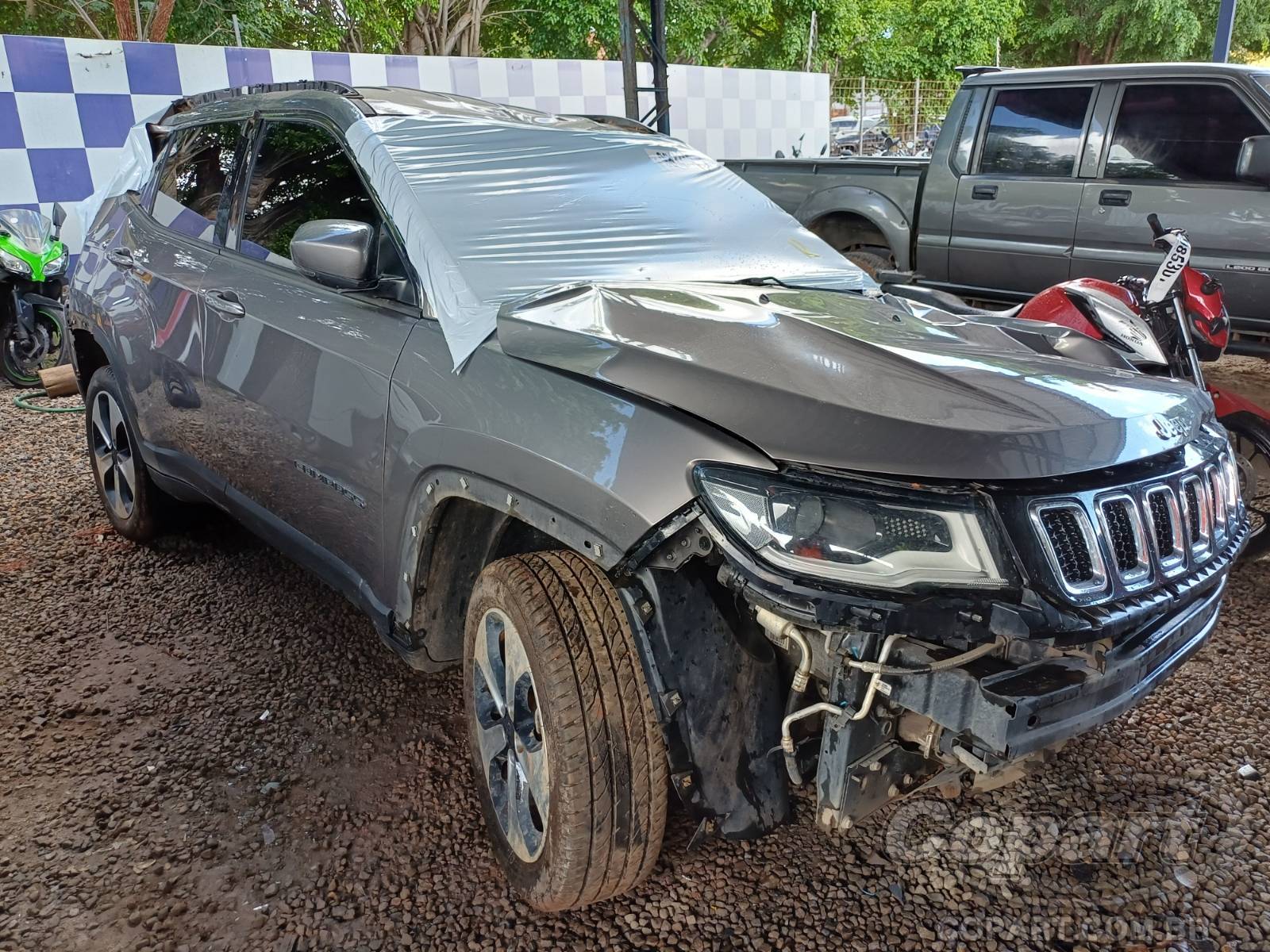 Veículo Jeep Compass Jeep Compass Longitude 2.0 MultiJet Turbo 2018 Colisão Média Monta 2018 em leilão