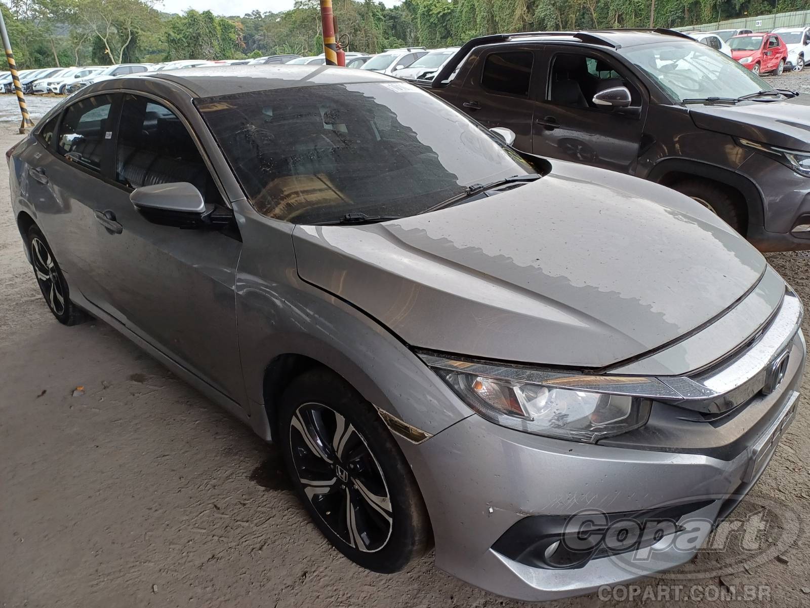 Veículo Honda Civic HONDA CIVIC 2018 Remarcado Recuperável 2018 em leilão