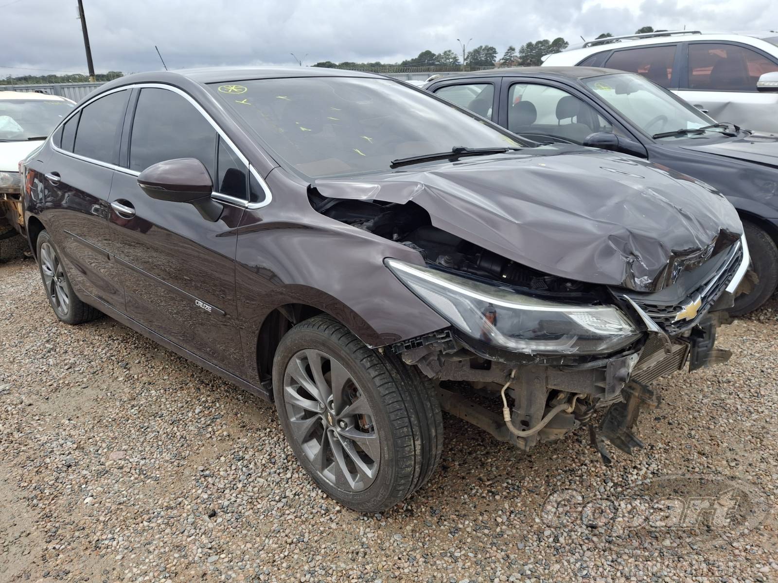 Veículo GM - Chevrolet Cruze CHEVROLET CRUZE LTZ AT 1.4 16V ECOTEC TURBO 2018 2019 em leilão