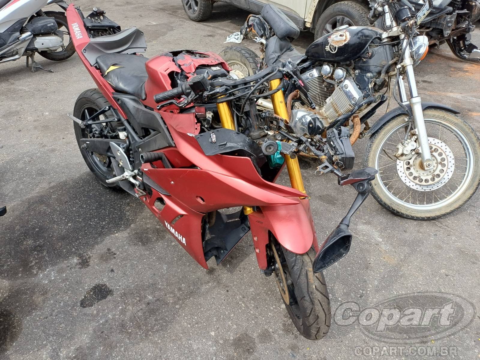 Veículo YAMAHA YZF 2019 YAMAHA YZF R3 321 ABS Gasolina 2020 em leilão