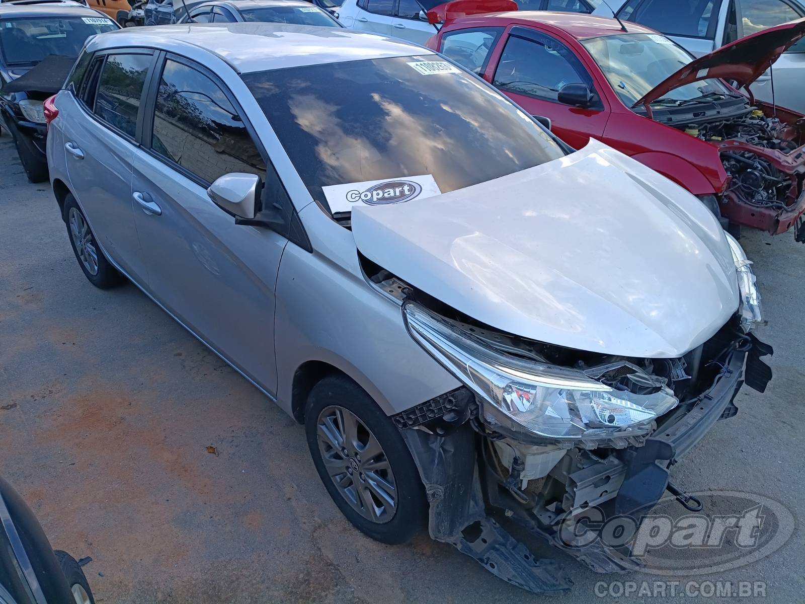 Veículo Toyota Yaris TOYOTA YARIS 1.3 16V DUAL VVT-I 2020 2020 em leilão