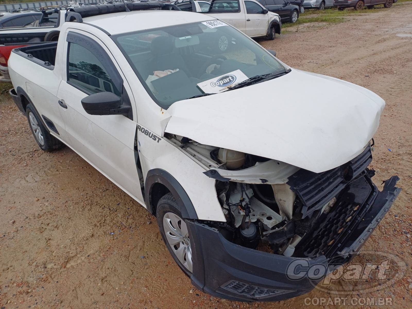 Veículo VW - VolksWagen Saveiro VOLKSWAGEN SAVEIRO Robust 1.6 MSI 2018 2018 em leilão