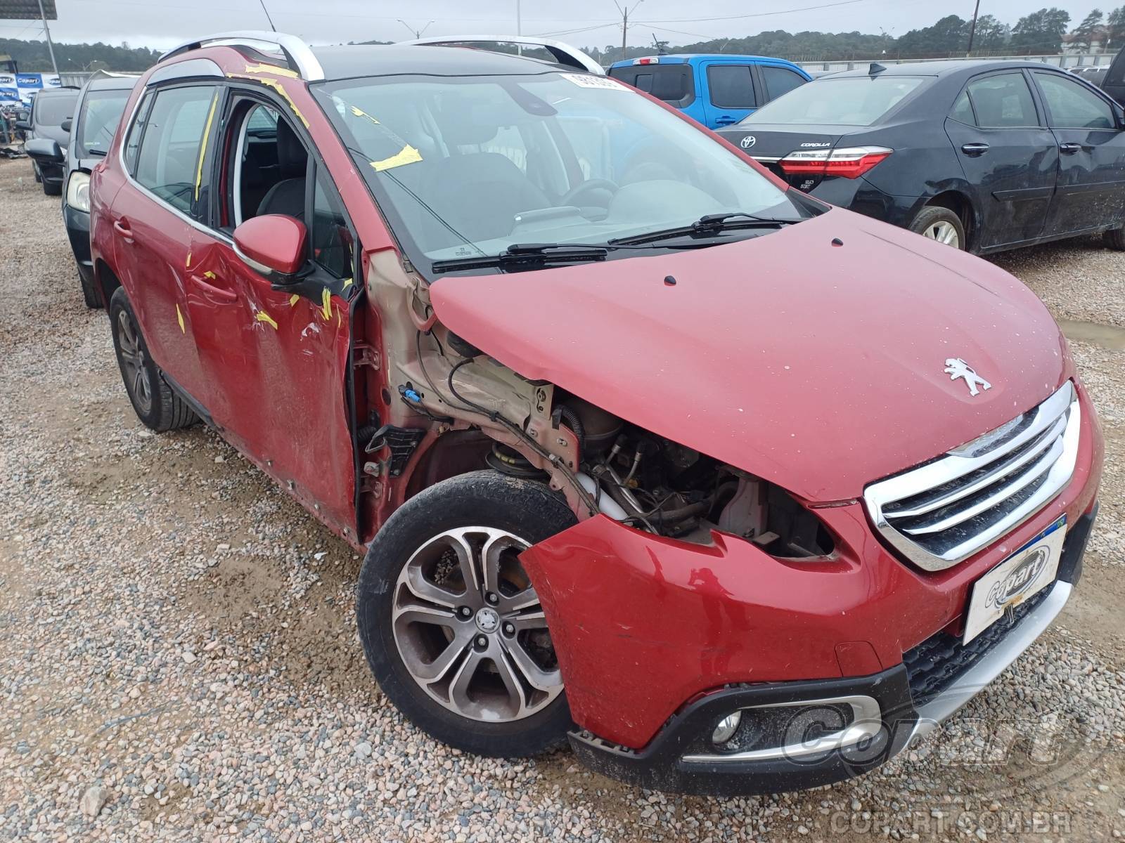 Veículo Peugeot 2008 Peugeot 2008 Griffe 1.6 16V VVT 2017 Colisão Lateral 2017 em leilão