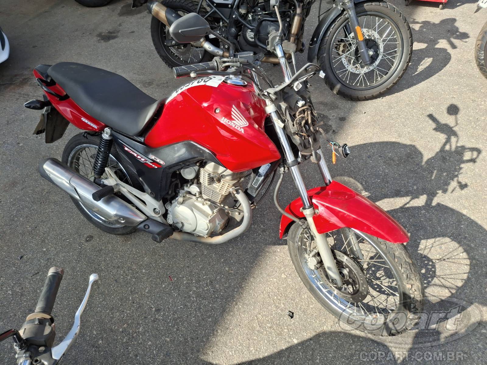 Honda CG 150 Fan ESDi Mix 2014 Pequena Monta Colisão