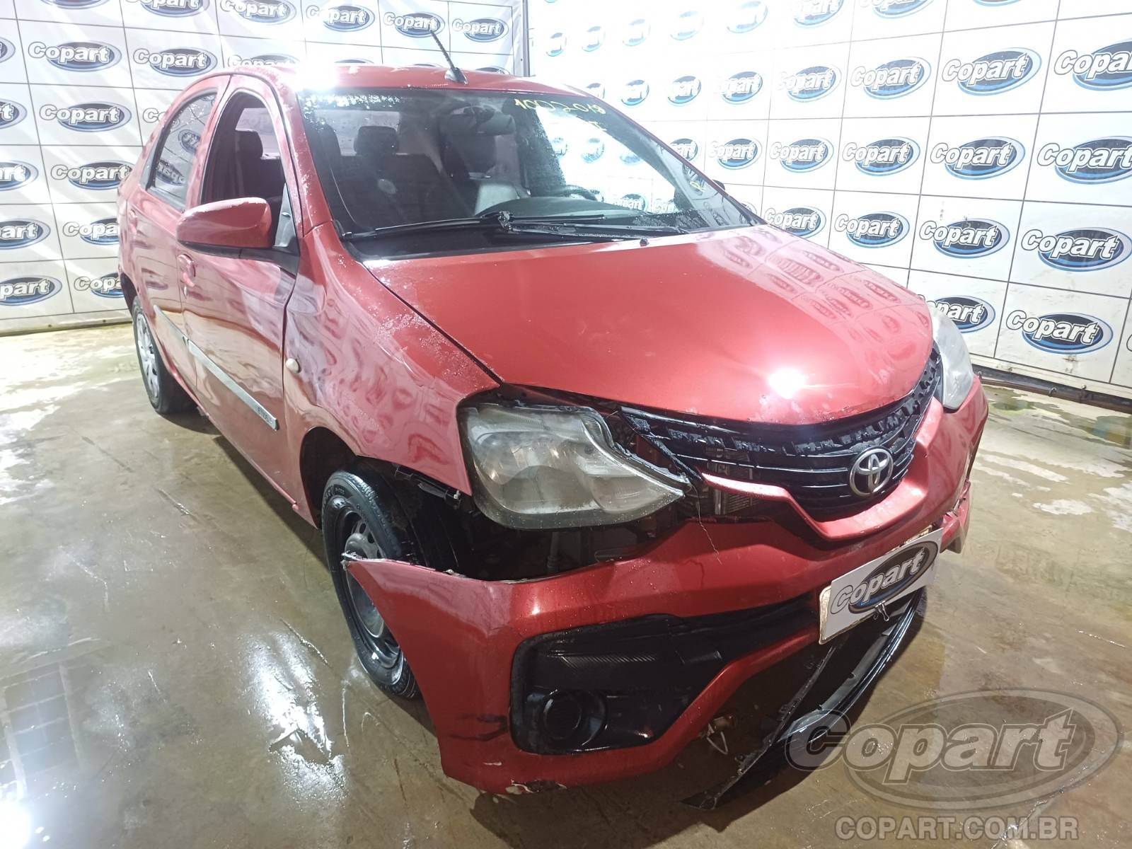 Veículo Toyota Etios TOYOTA ETIOS SEDA X 1.5 16V DUAL VVT-I 2016 2017 em leilão