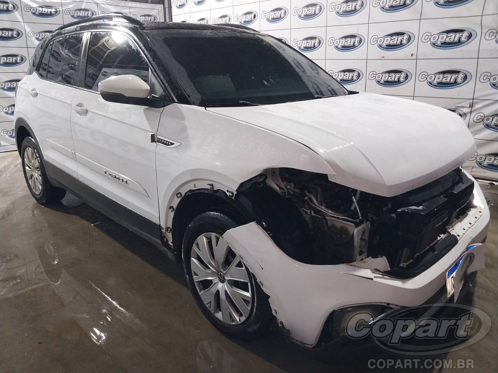 Veículo VW - VolksWagen T-Cross VOLKSWAGEN T-CROSS T-CROSS SENSE 200 AT 1.0 12V TSI TURBO 2021 2021 em leilão