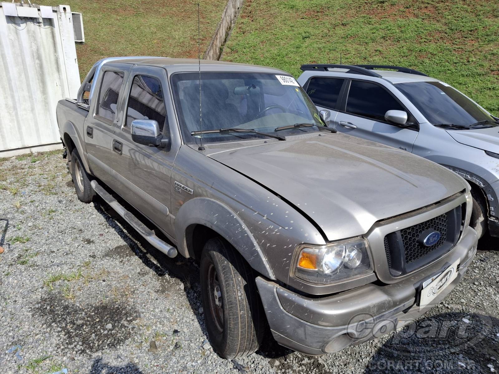 Veículo FORD Ranger Ford Ranger CD XLS 2.3 16V 2007 Queimado Pequena Monta 2007 em leilão