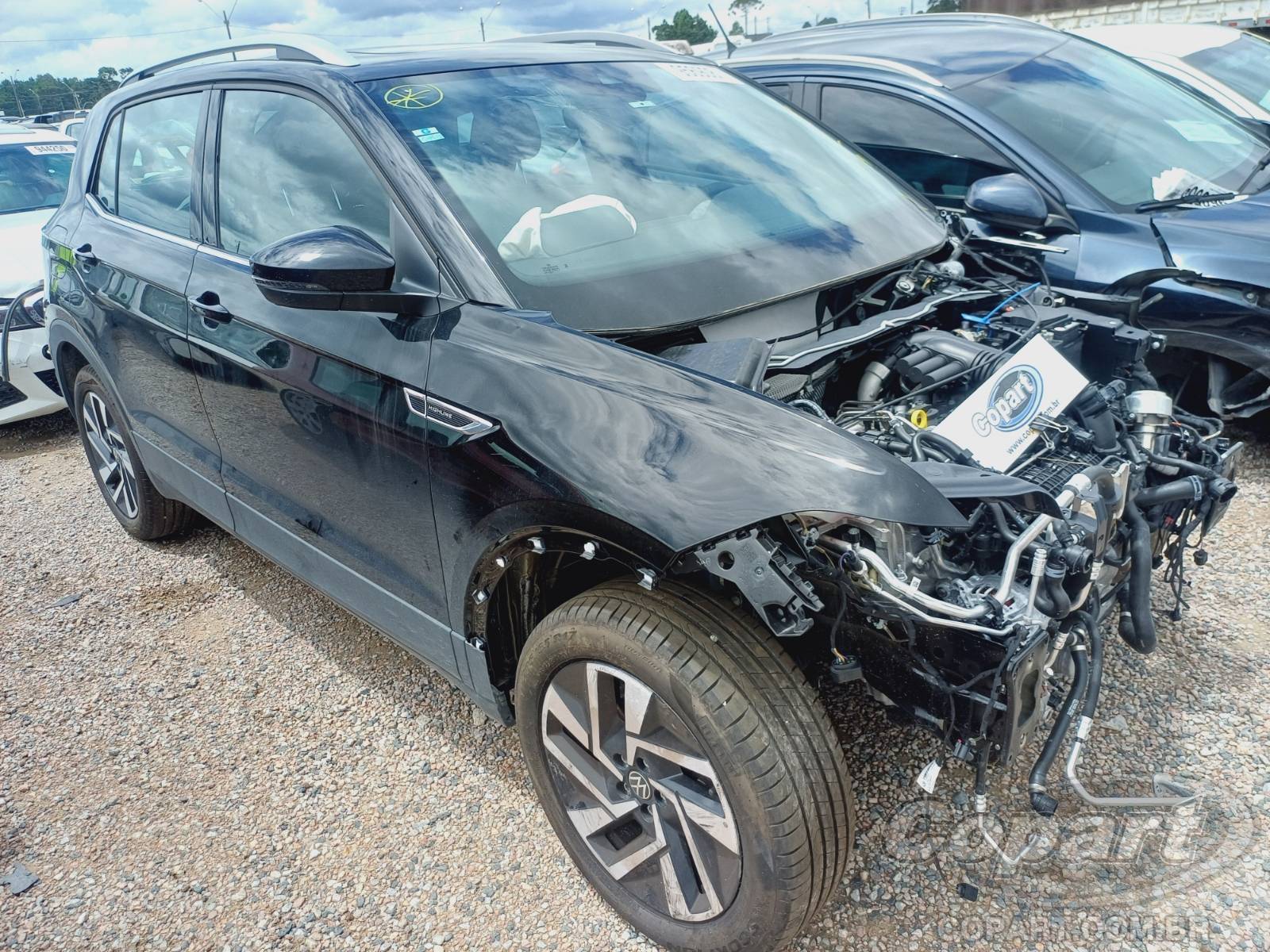 Veículo VW - VolksWagen T-Cross 2025 VOLKSWAGEN T-CROSS T-CROSS HIGHLINE 250 AT 1.4 16V TSI TURBO 2025 em leilão