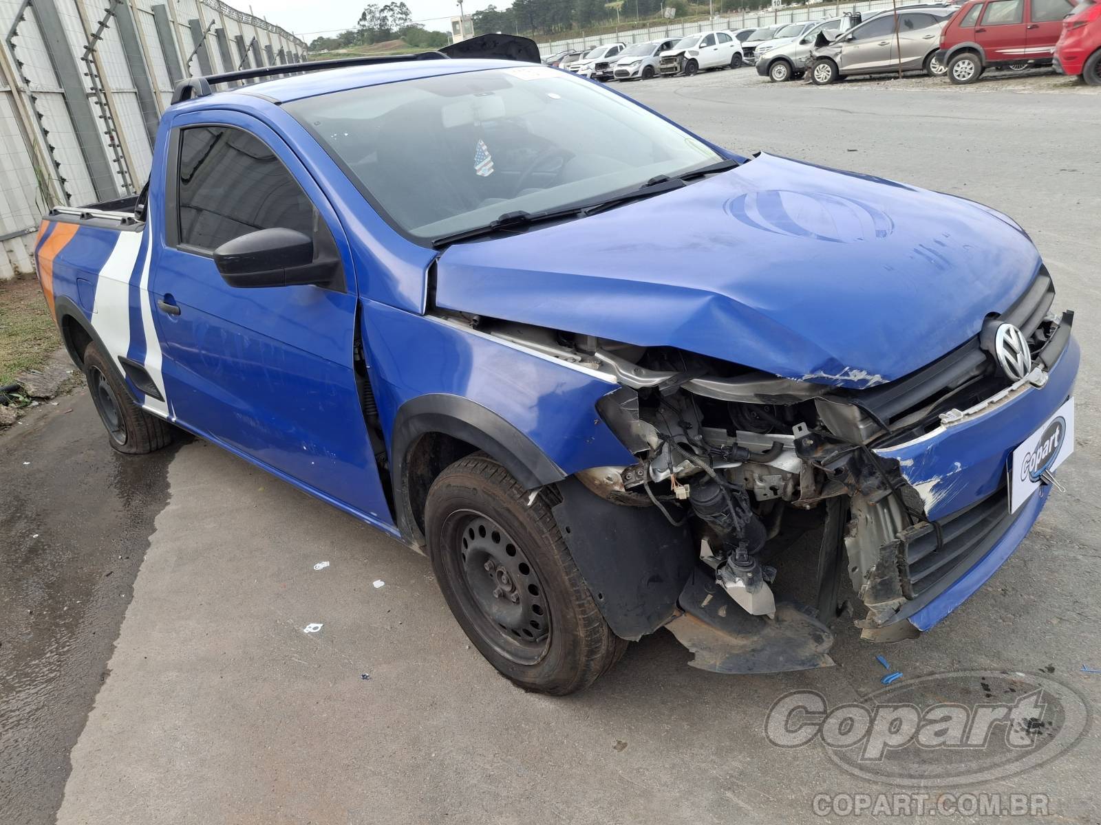Veículo VW - VolksWagen Saveiro Volkswagen Saveiro 1.6 Total Flex 2014 Colisão 2014 em leilão