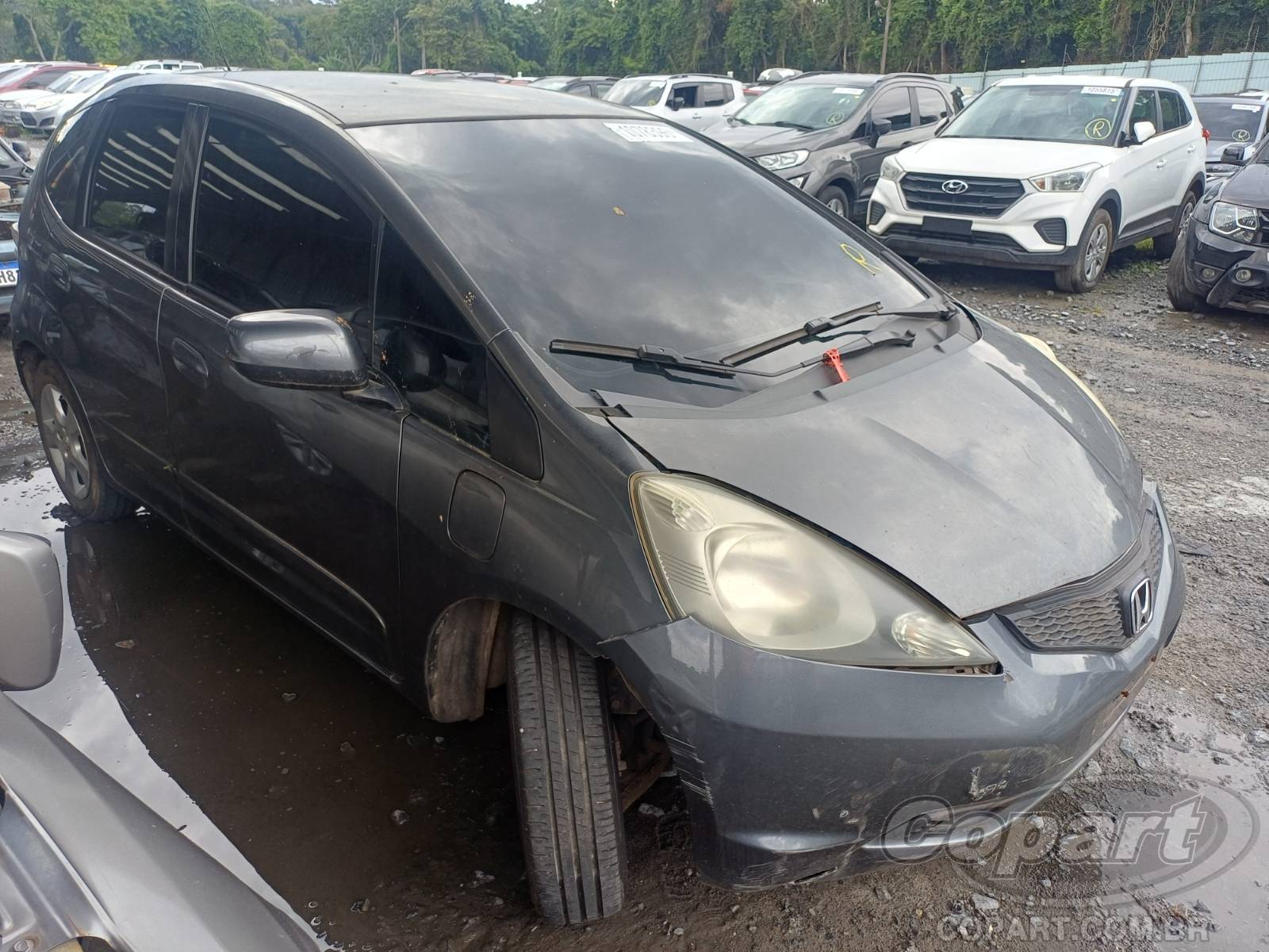 Veículo Honda Honda Honda Fit 2009 Remarcado 2009 em leilão