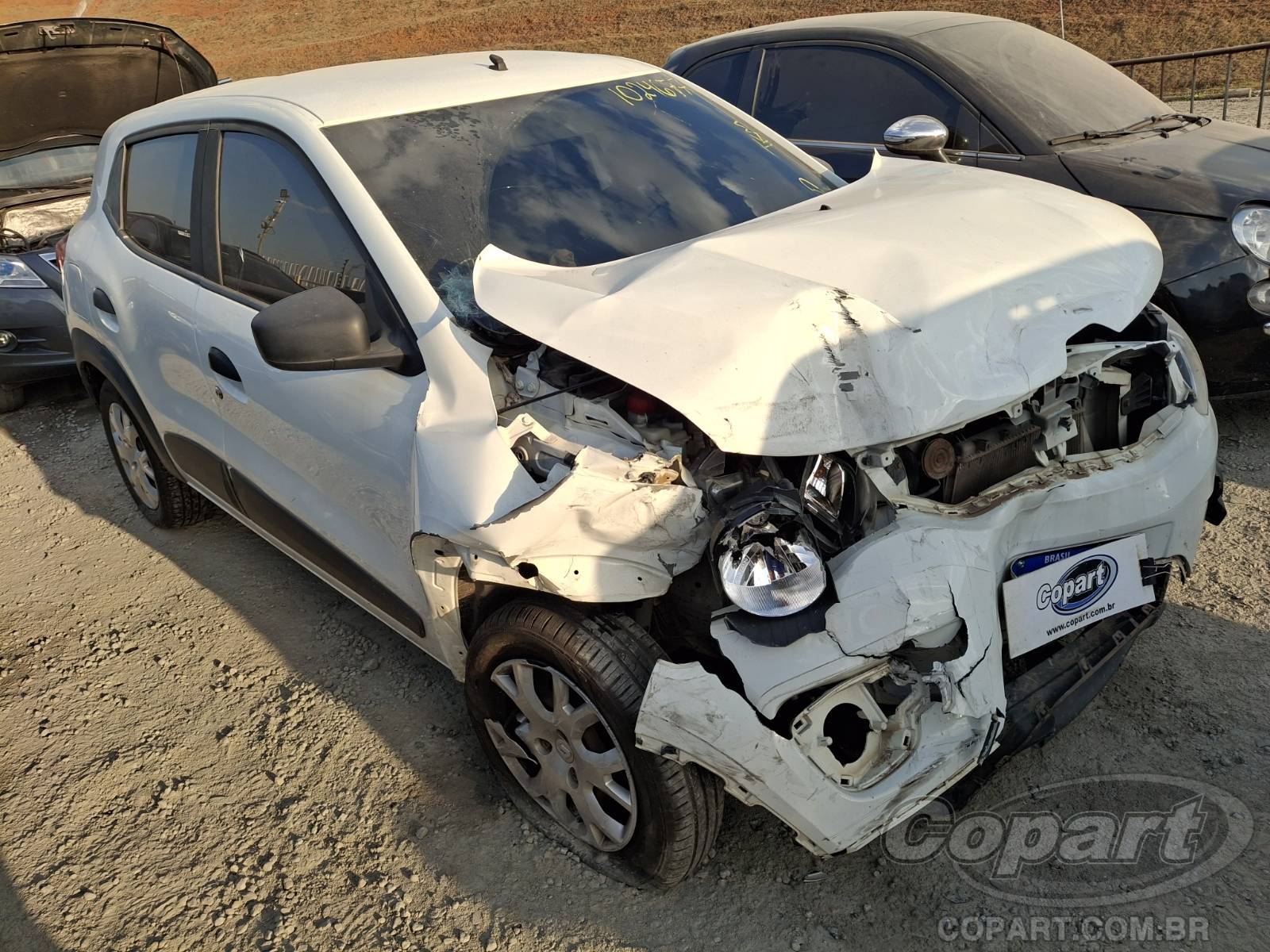 Veículo Renault Kwid RENAULT KWID 2018 COLISÃO 2018 em leilão