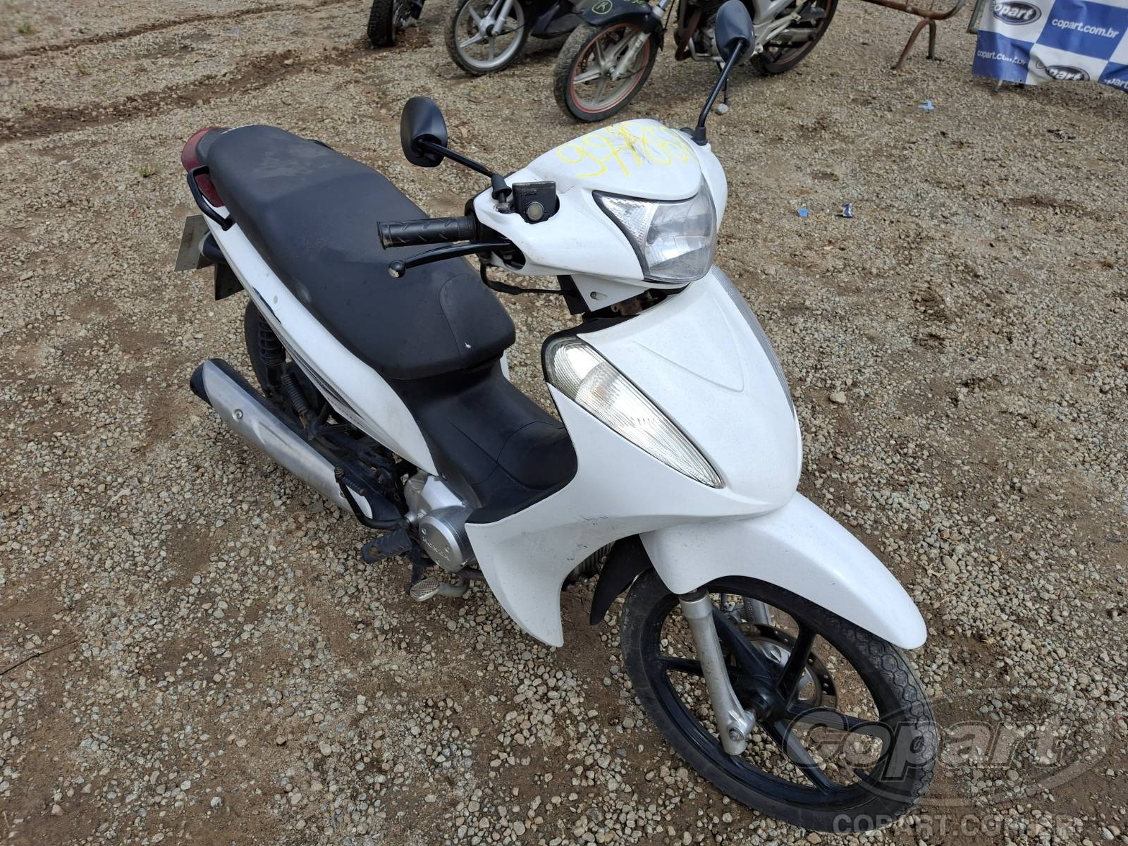 Honda Biz 125 EX Mix 2015 Médio Dano, Motor Funciona