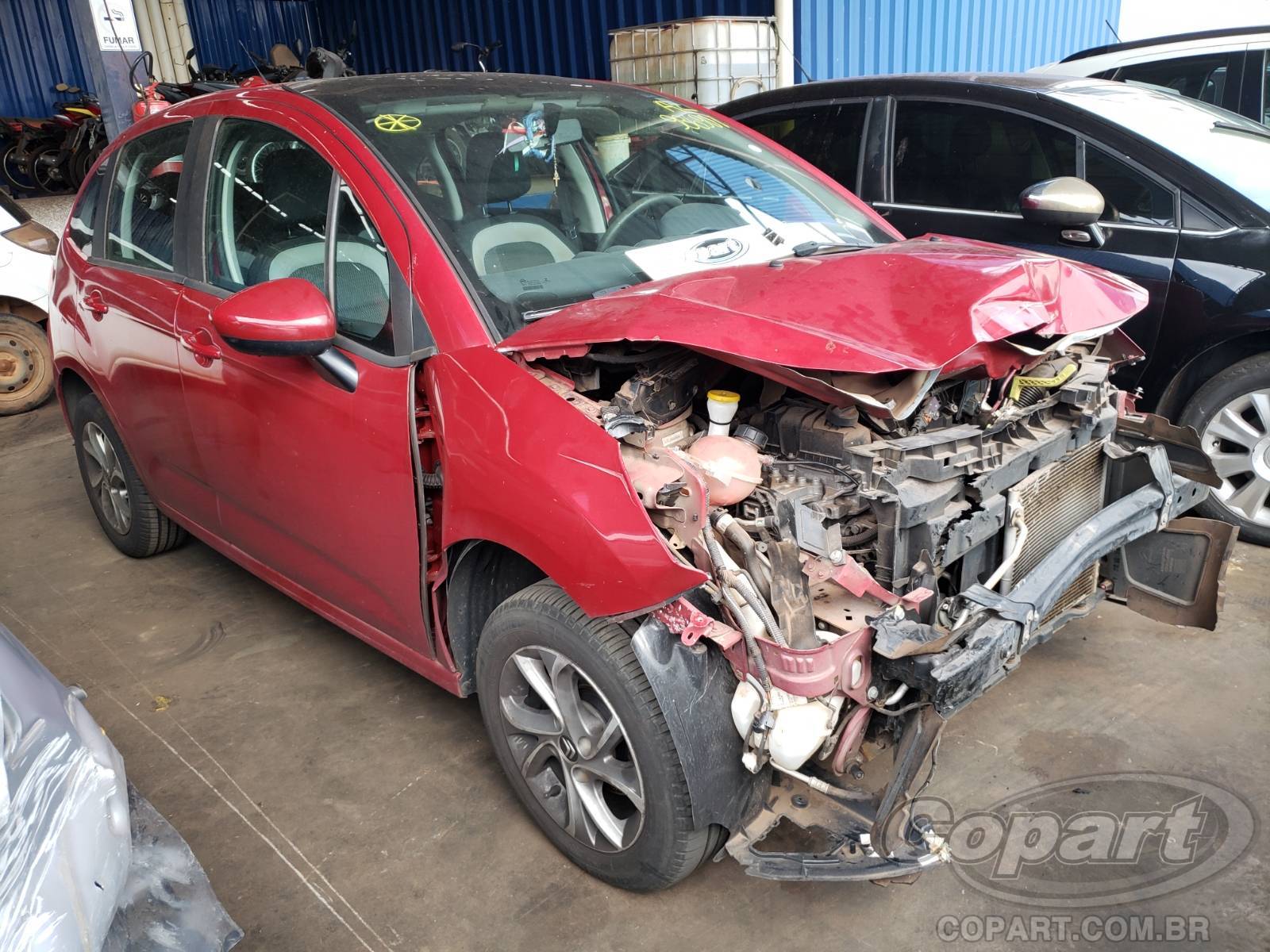 Citroen C3 Tendance 1.2 12V VTi PureTech 2017 Colisão Média Monta