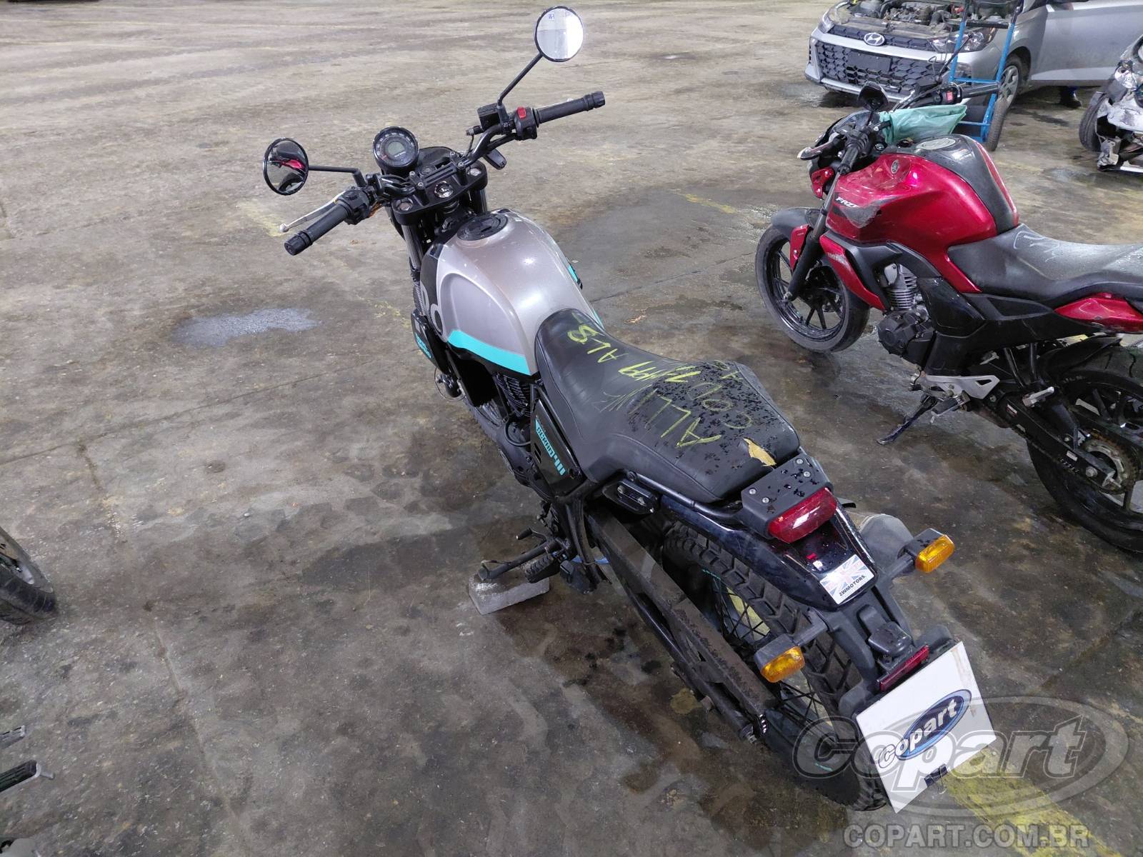 2024 ROYAL ENFIELD SCRAM — leilão em Caçapava/SP (foto 3)