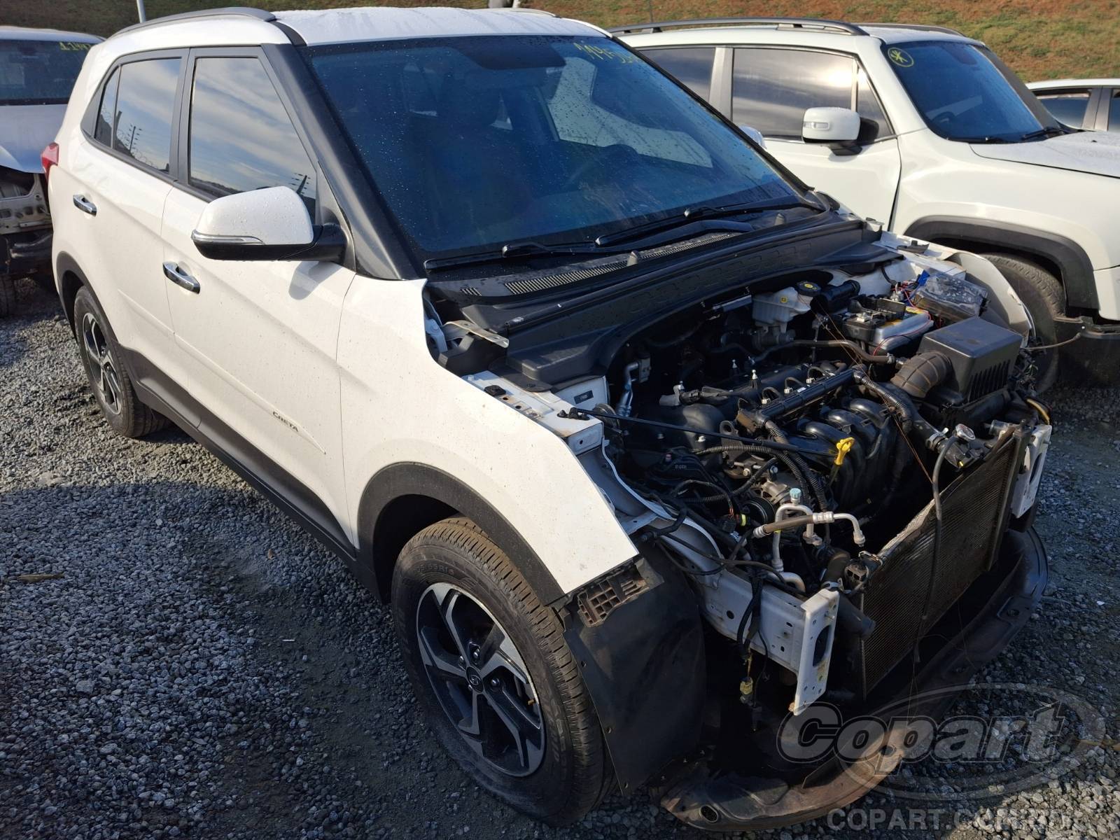 Veículo Hyundai Creta Hyundai Creta Attitude 1.6 16V CVVT 2020 Colisão 2020 em leilão