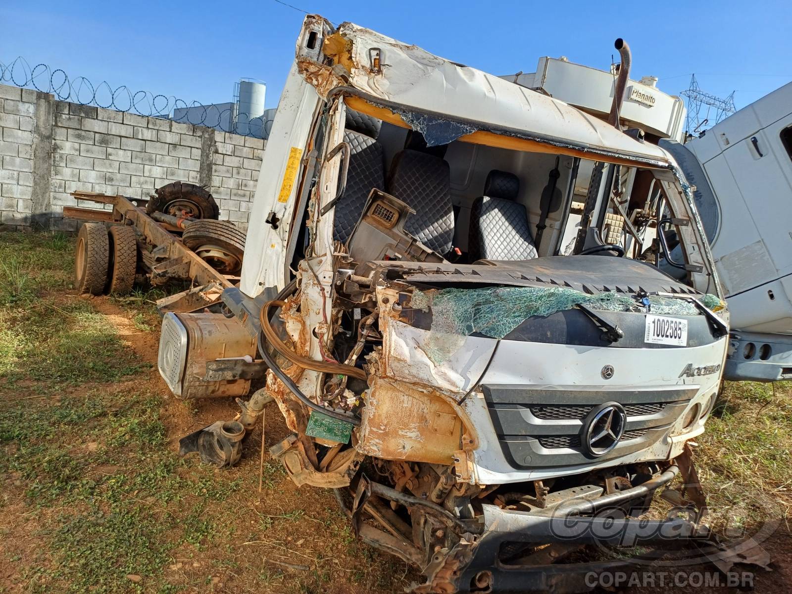 Veículo MERCEDES-BENZ Accelo 2022 MERCEDES BENZ ACCELO 1016 2022 em leilão
