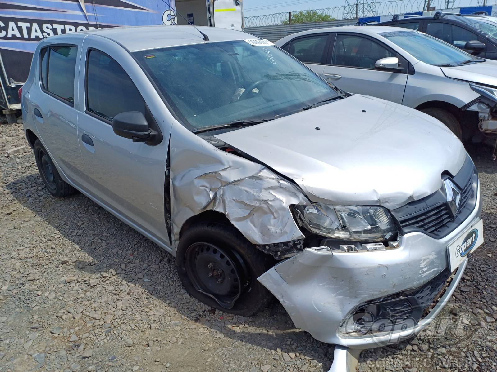 Veículo Renault Sandero RENAULT SANDERO AUTENTIQUE 1.0 12V SCe 2017/2018 2018 em leilão