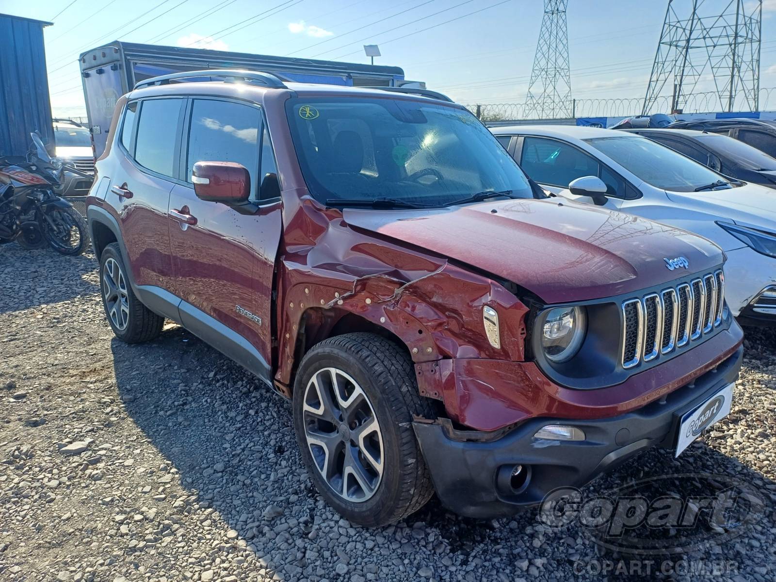 Veículo Fiat Renegade JEEP RENEGADE LONGITUDE 2.0 MULTIJET TURBO DIESEL 2021 2021 em leilão