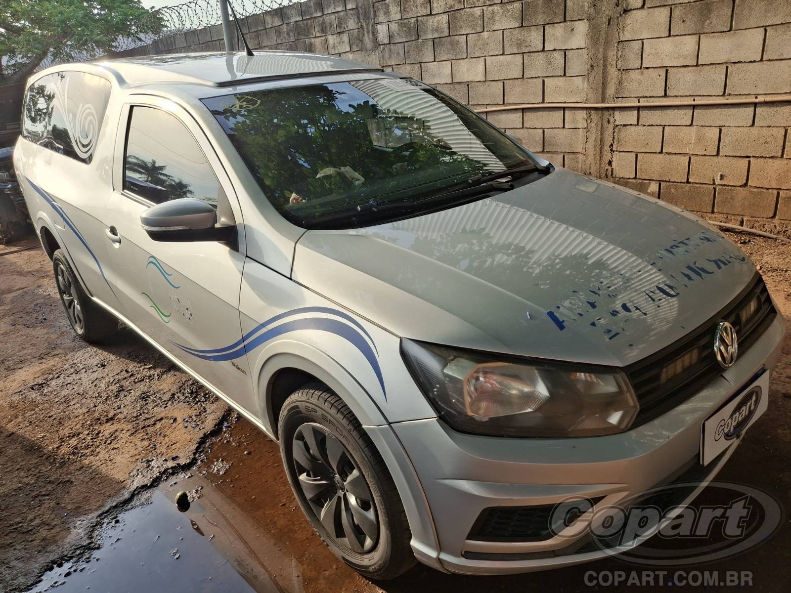 Veículo VOLKSWAGEN Saveiro VOLKSWAGEN SAVEIRO Trendline 1.6 MSI 2018 2018 em leilão