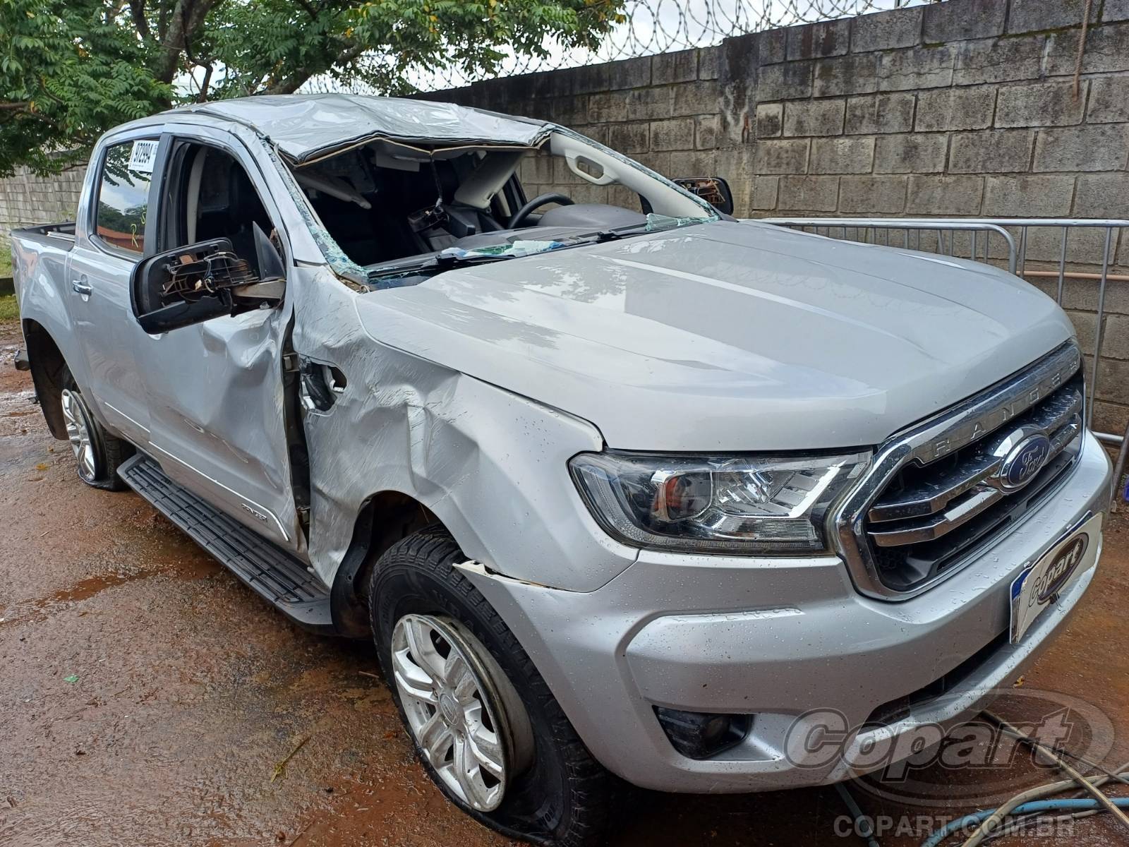 Veículo Ford Ranger Ford Ranger CD XLT 3.2 Duratorq TDCi 2022 Colisão Média Monta 2022 em leilão