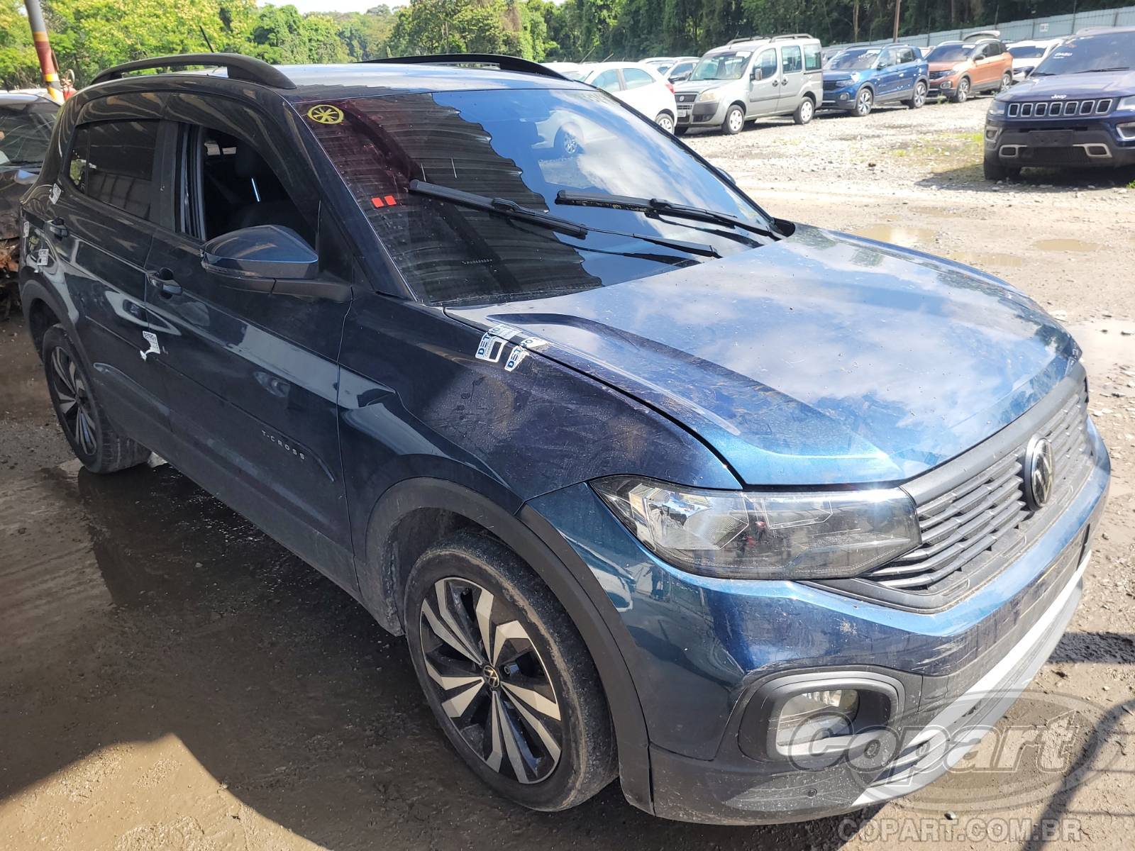 Veículo VW - VolksWagen T-Cross 2024 VOLKSWAGEN T-CROSS T-CROSS 200 AT 1.0 12V TSI TURBO 2024 em leilão