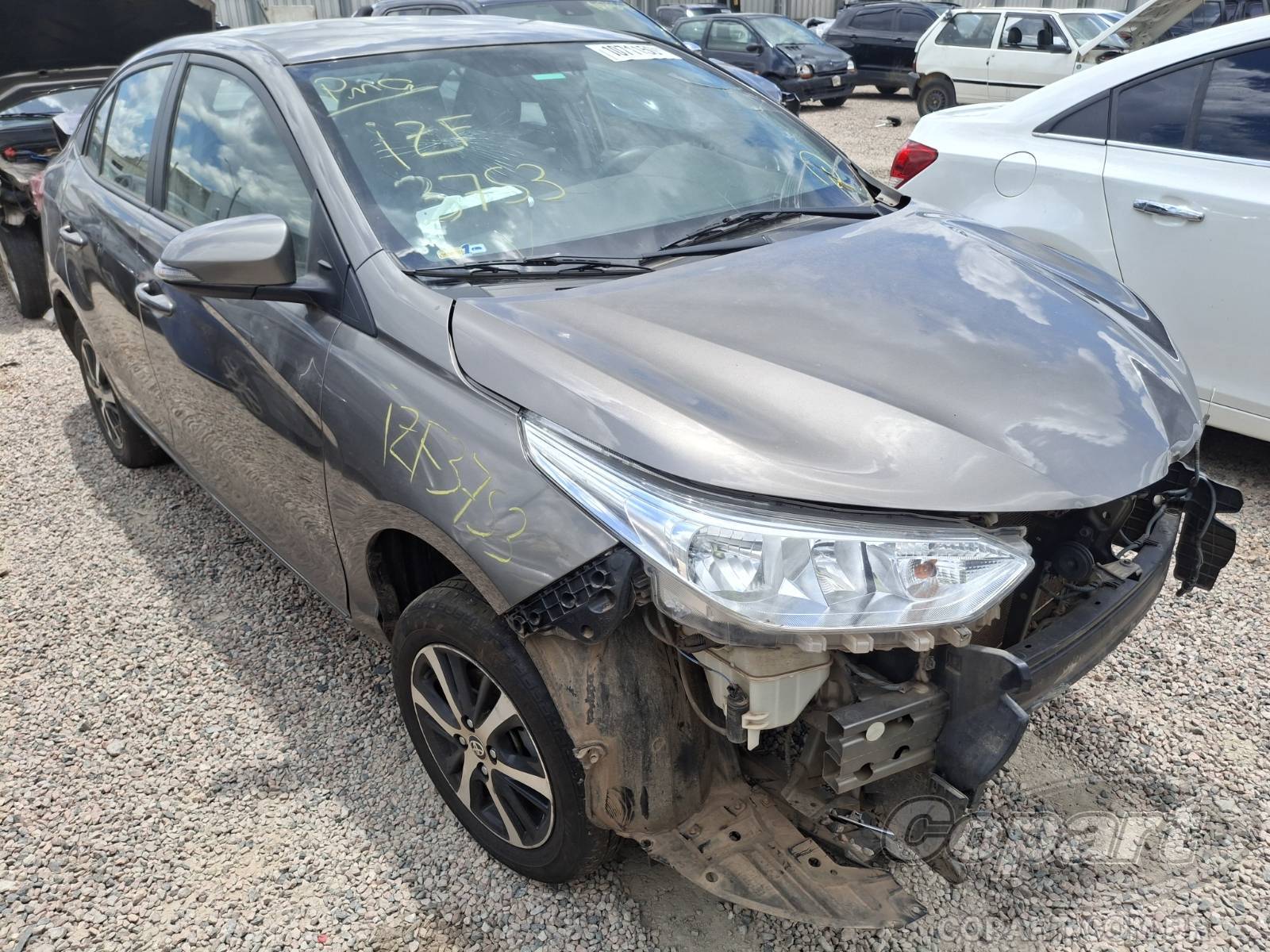 Veículo Toyota Yaris 2019 TOYOTA YARIS SEDA XS CVT 1.5 16V DUAL VVT-I 2019 em leilão