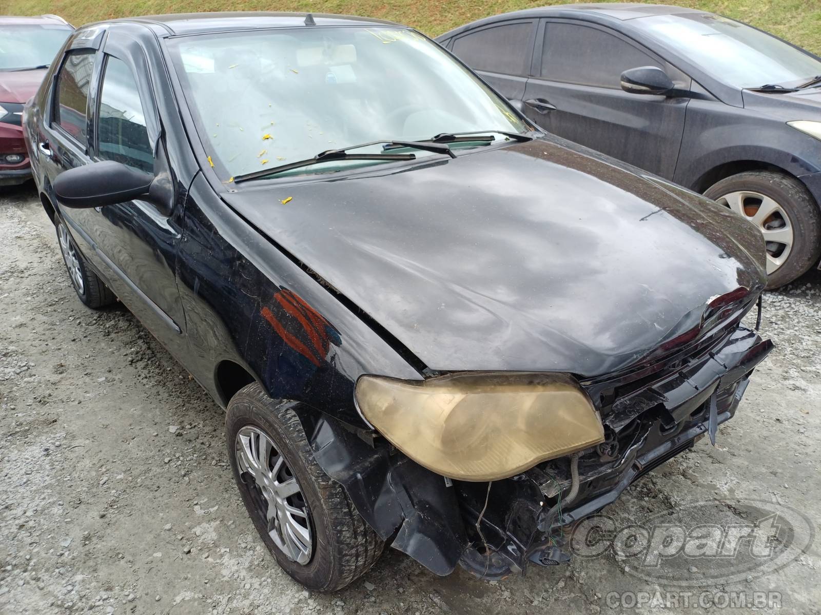 Fiat Siena ELX 1.3 2005 Colisão Frontal