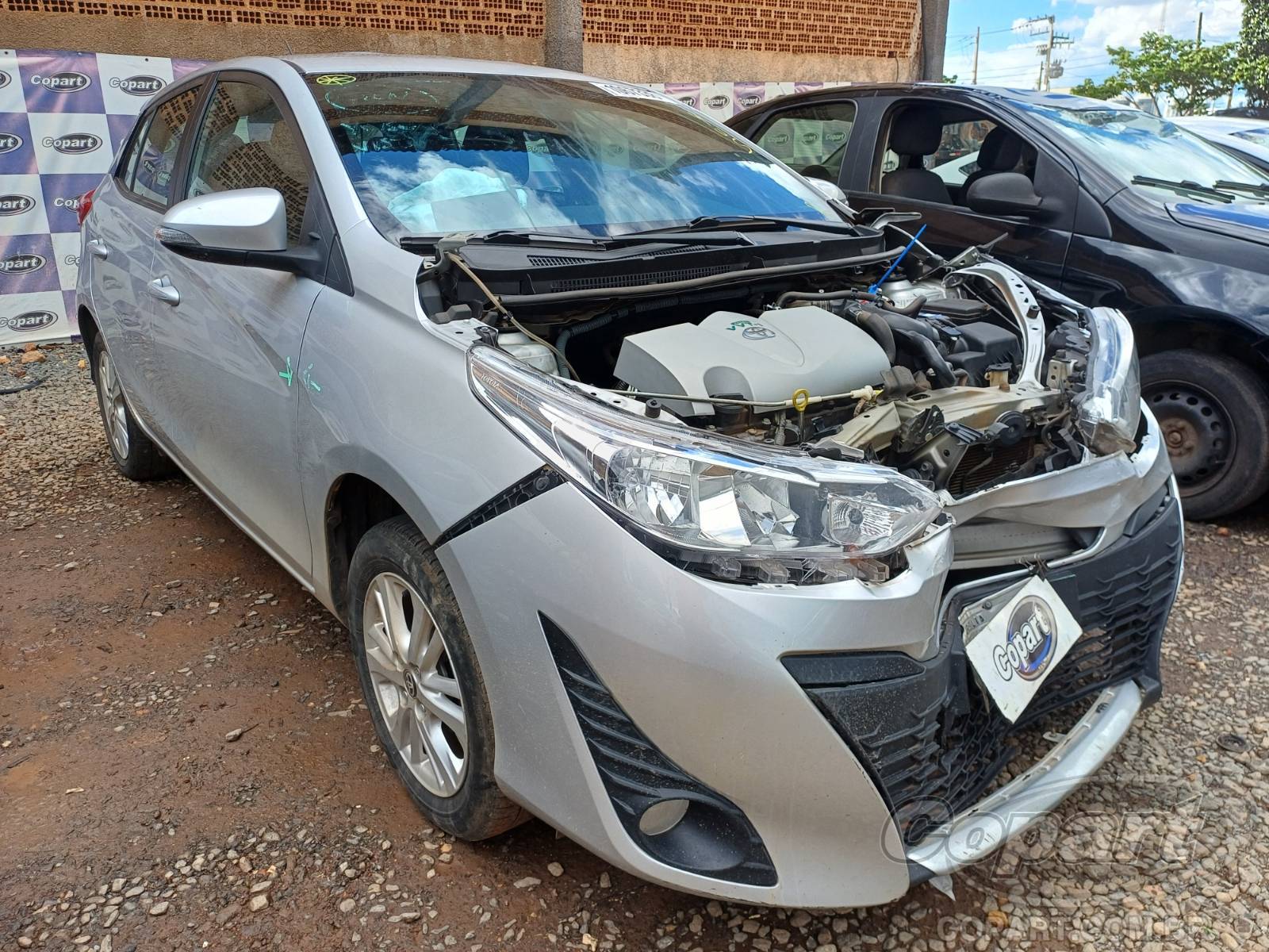 Veículo Toyota Yaris Toyota Yaris 2019 Flex 1.3 16V Dual VVT-i 2019 em leilão