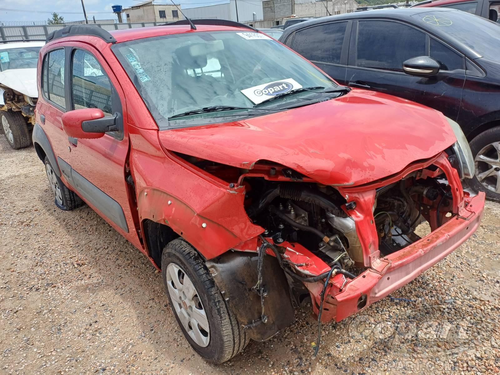 Veículo Fiat Uno Fiat Uno Way 1.0 EVO 2014 Colisão Média Monta 2014 em leilão