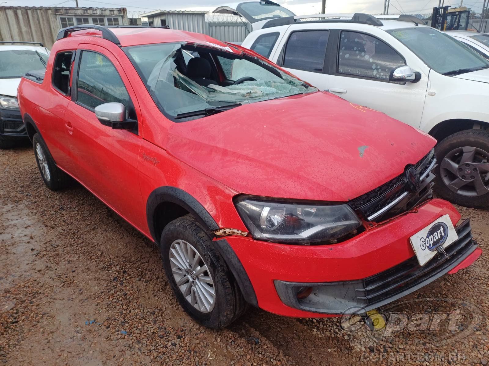 Veículo VW - VolksWagen Saveiro Volkswagen Saveiro CD Rock in Rio 1.6 MSI 2016 Médio Dano 2016 em leilão