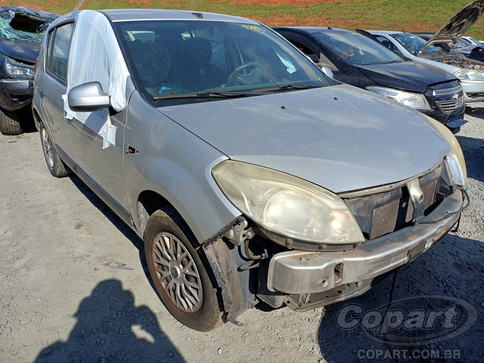 Veículo Renault Sandero Renault Sandero Expression 1.0 16V Hi-Flex 2012 Pequena Monta 2012 em leilão