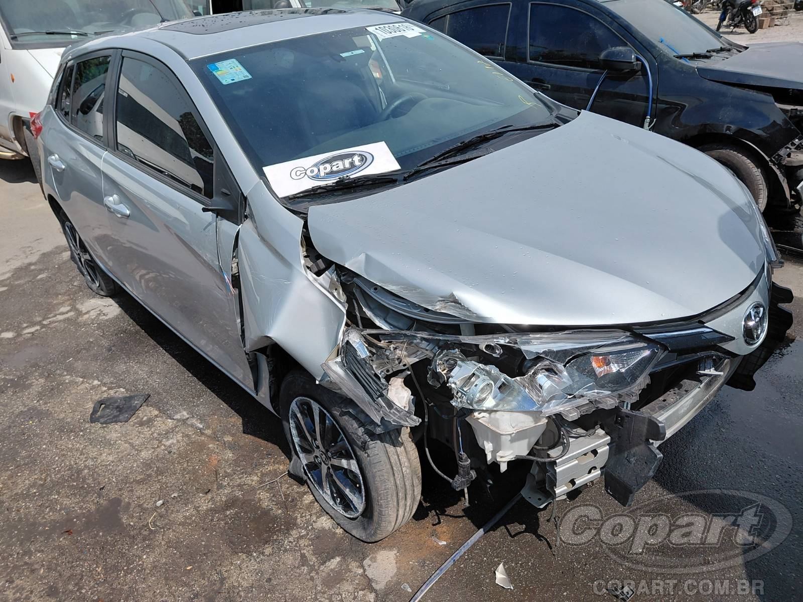 Veículo Toyota Yaris 2020 TOYOTA YARIS XLS Connect CVT 1.5 16V Dual VVT-i 2020 em leilão