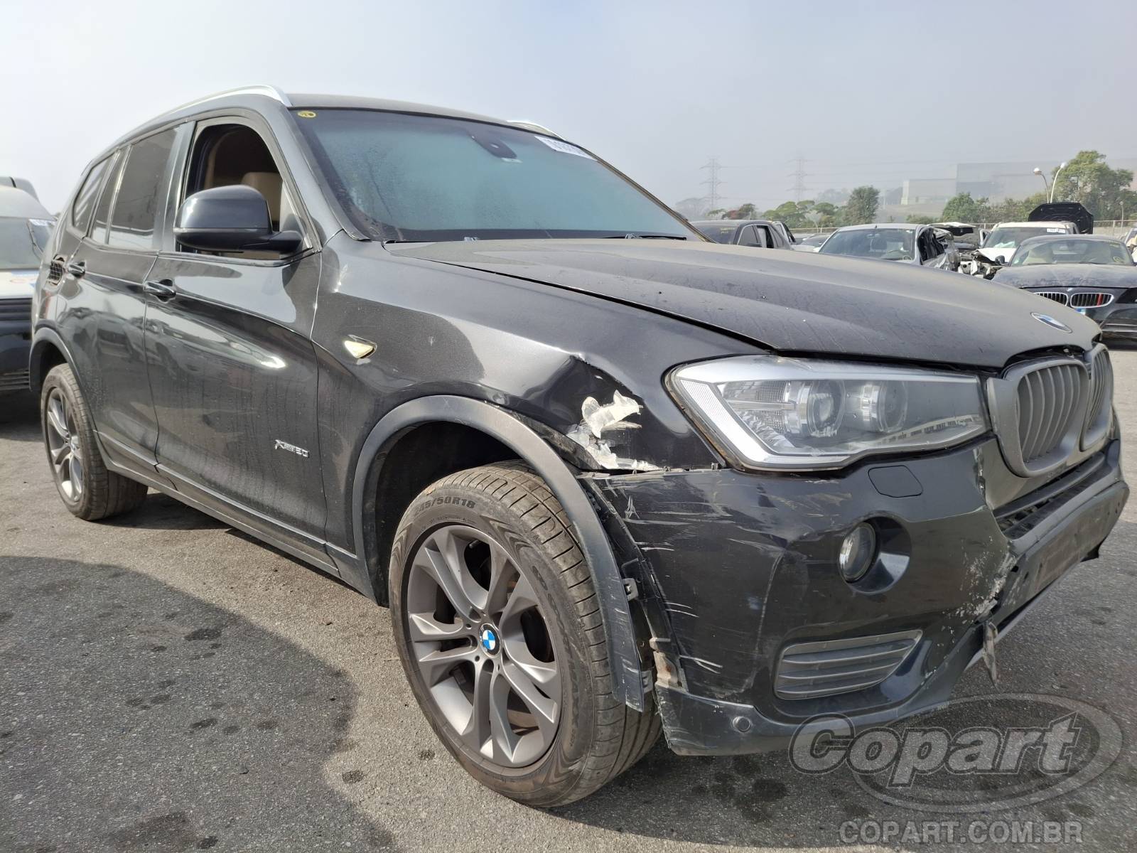 Veículo BMW X3 BMW X3 xDrive20i 2.0 16V Twin Turbo 2014 Conservado 2015 em leilão