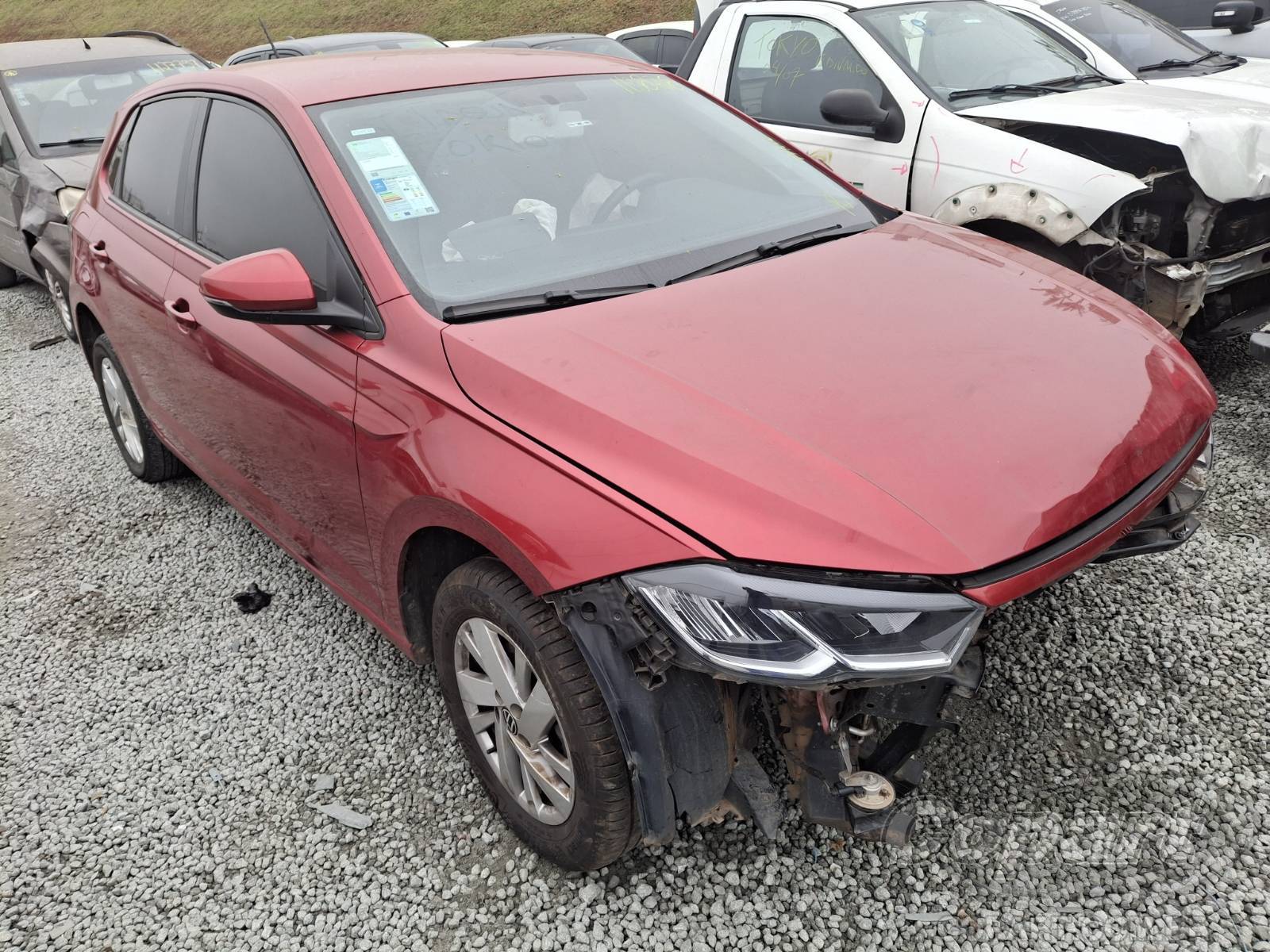 Veículo VW - VolksWagen Polo Volkswagen Polo 1.0 TSI 2024 Colisão Frontal 2024 em leilão
