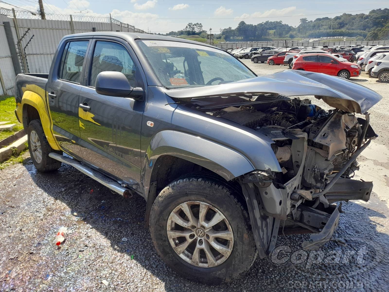 Veículo VW - VolksWagen Amarok Volkswagen Amarok Trendline 4Motion 2.0 TDI BiTurbo 2018 Colisão Média Monta 2018 em leilão