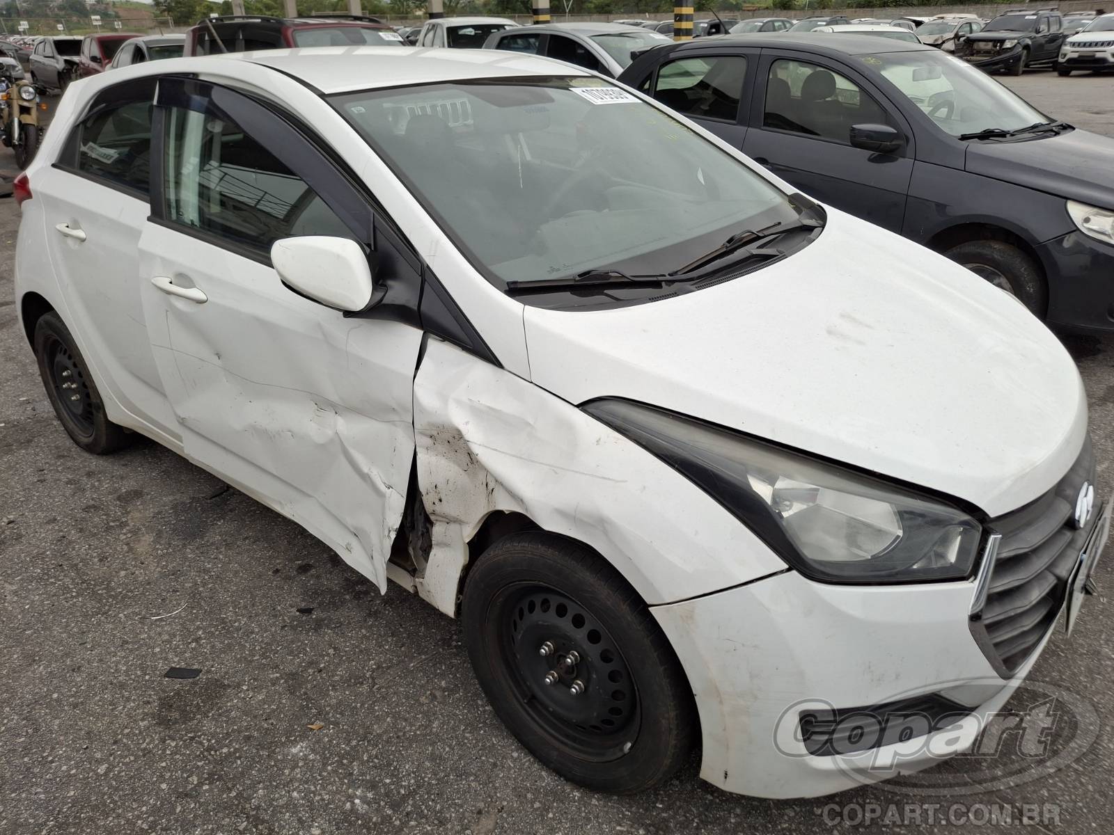 Veículo Hyundai HB20 Hyundai HB20 Comfort 1.0 12V CVVT 2017 Colisão Lateral 2017 em leilão