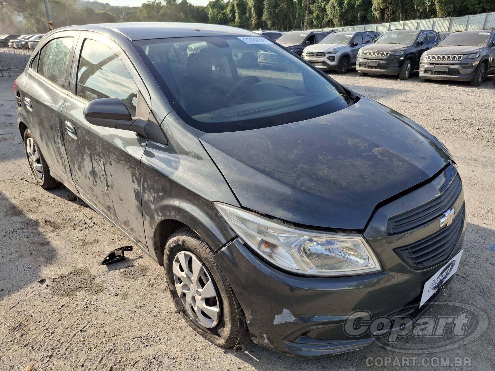 Veículo GM - Chevrolet Onix Chevrolet Onix Joy 1.0 Eco 2018 Recuperável 2018 em leilão