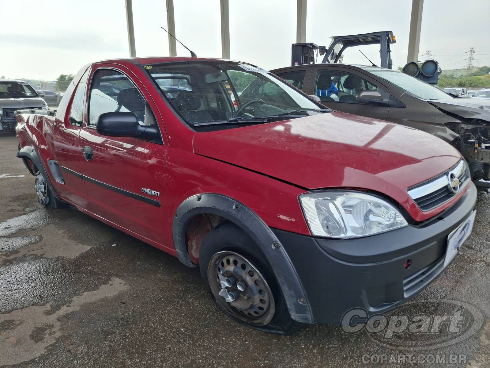 Veículo GM - Chevrolet Montana Chevrolet Montana Conquest 1.4 Econo.Flex 2009 Médio Dano 2009 em leilão