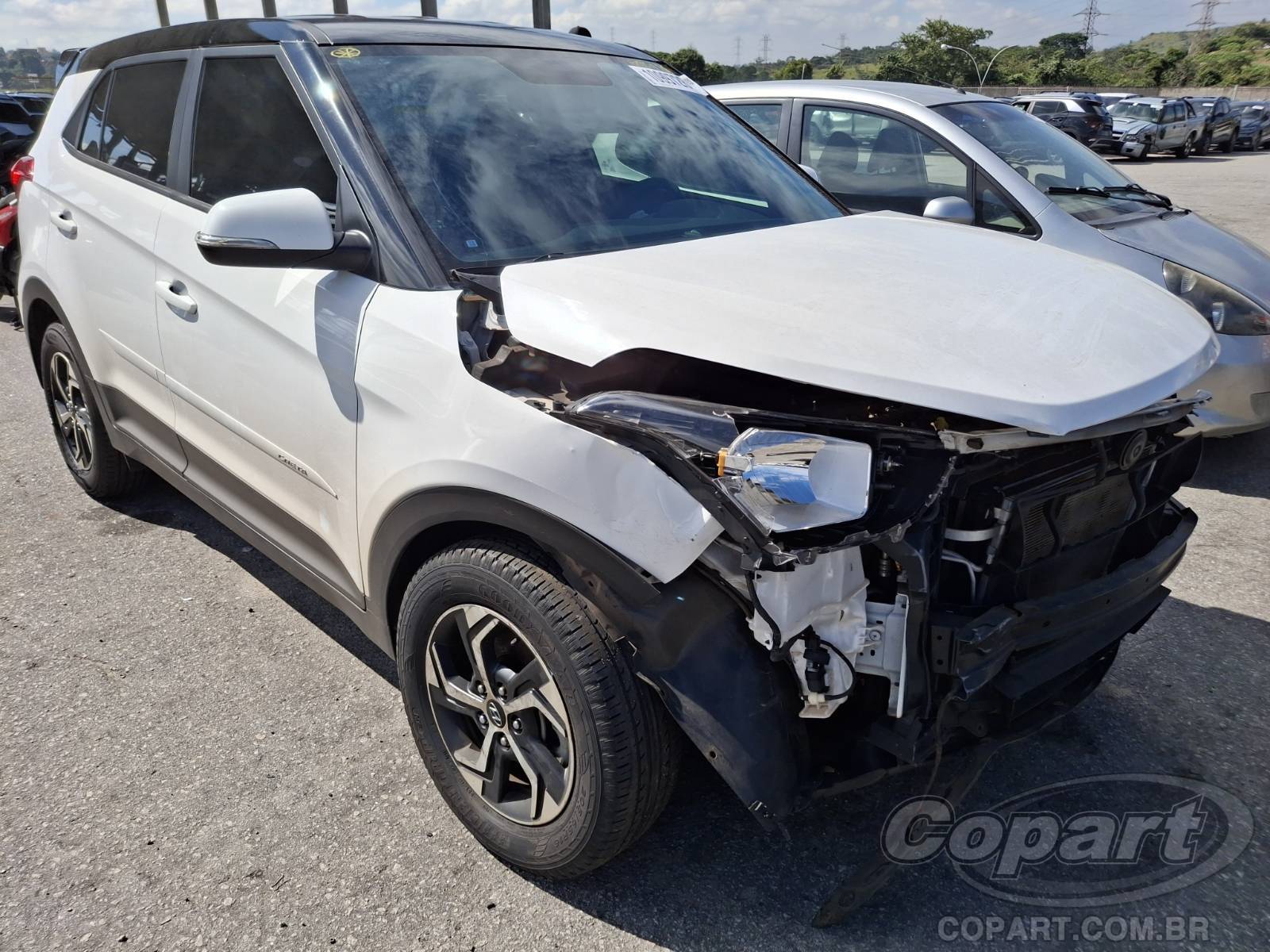 Veículo Hyundai Creta Hyundai Creta Attitude 1.6 16V CVVT 2019 Recuperável 2019 em leilão