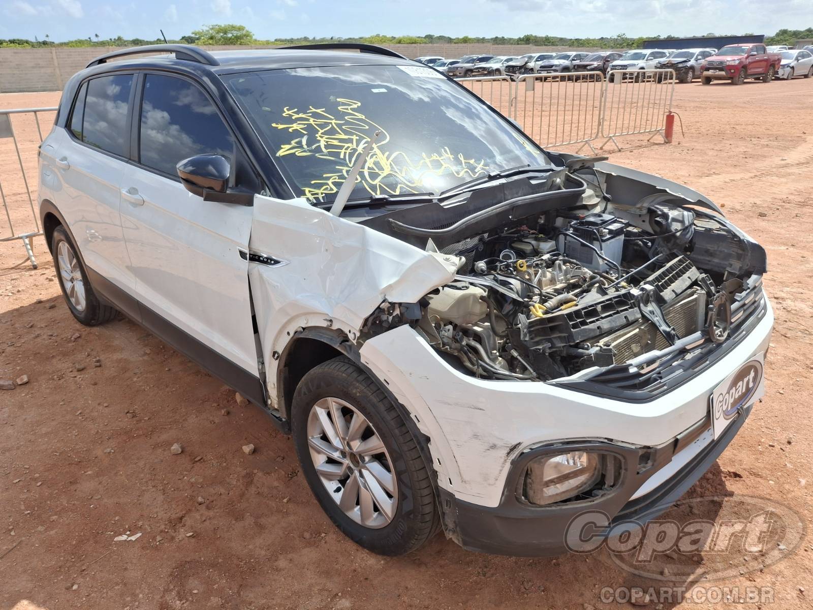 Veículo VW - VolksWagen T-Cross Volkswagen T-Cross Sense 200 AT 1.0 12V TSI Turbo 2021 2021 em leilão