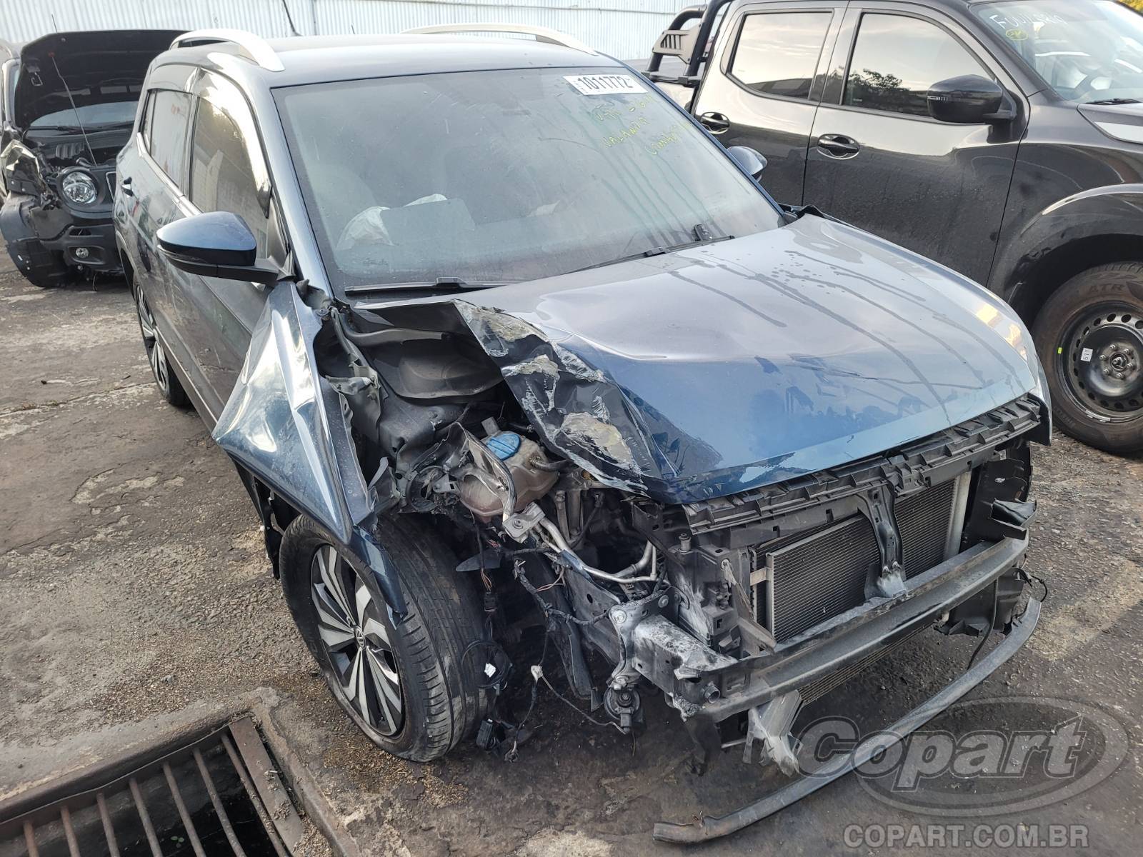 Veículo VW - VolksWagen T-Cross 2021 VOLKSWAGEN T-CROSS T-Cross Highline 250 AT 1.4 16V TSI Turbo 2021 em leilão