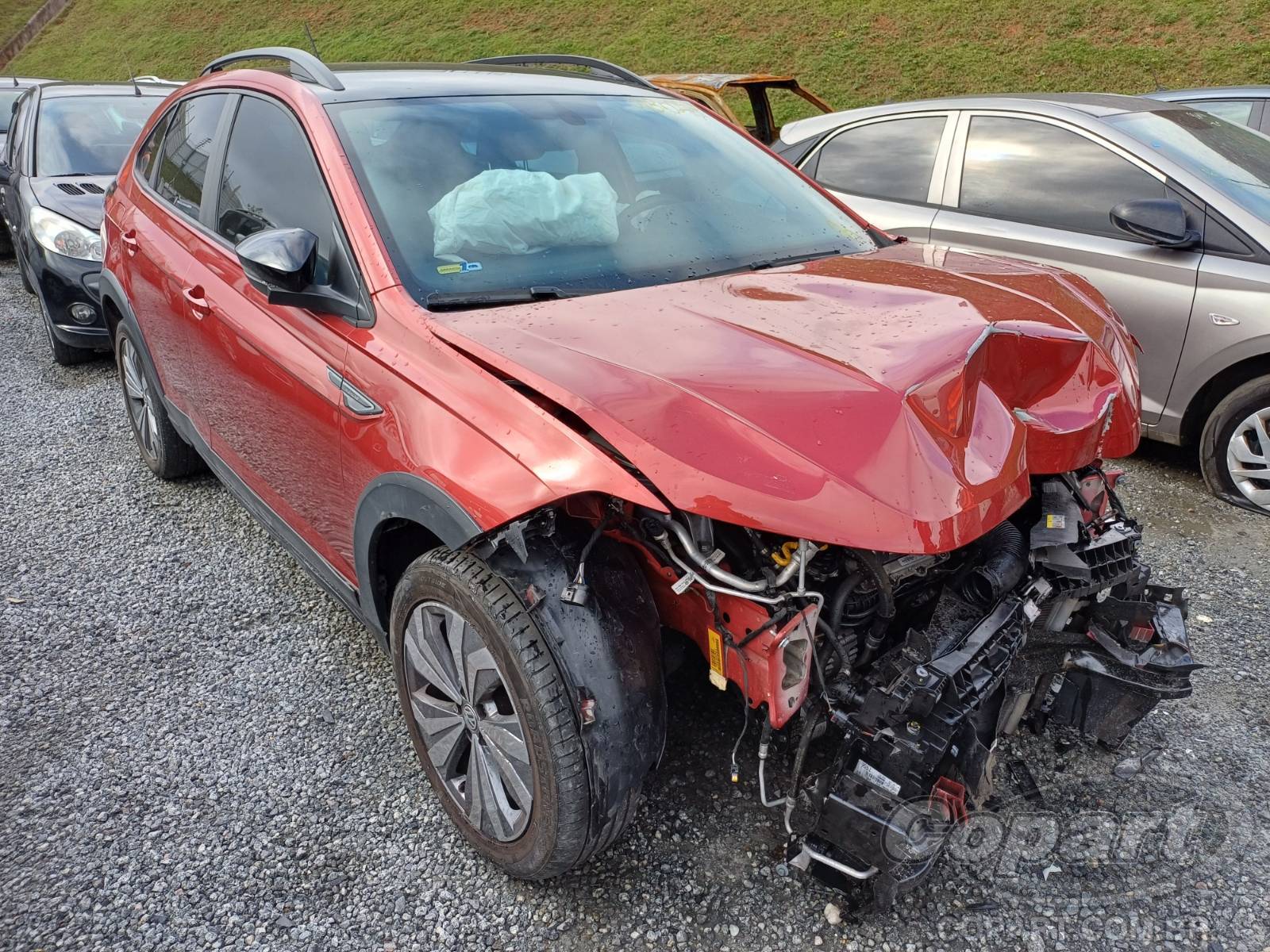 Veículo VW - VolksWagen Nivus Volkswagen Nivus Highline 1.0 12V TSI Turbo 2023 Médio Dano Frontal 2023 em leilão