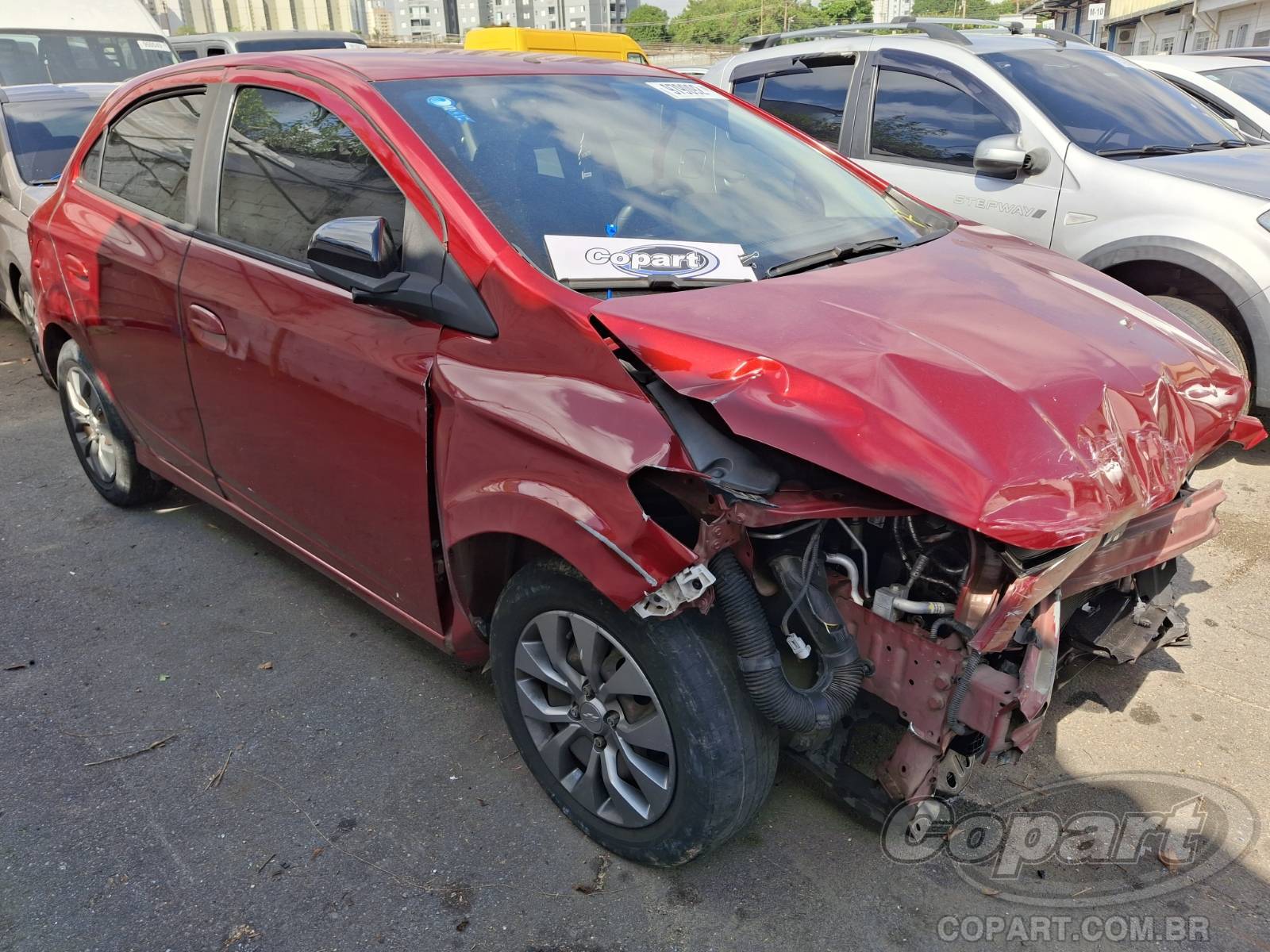 Veículo GM - Chevrolet Onix Chevrolet Onix Joy Black 1.0 MPFI 2020 Médio Dano Frontal 2020 em leilão