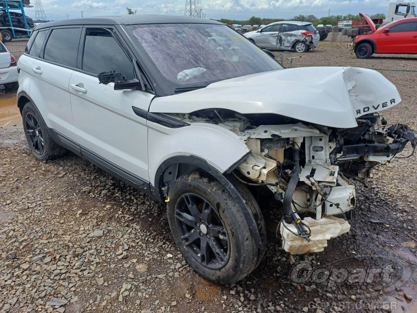 Land Rover Range Rover Evoque Pure Tech Pack 2.0 Si4 Turbo 2012 Colisão Média Monta