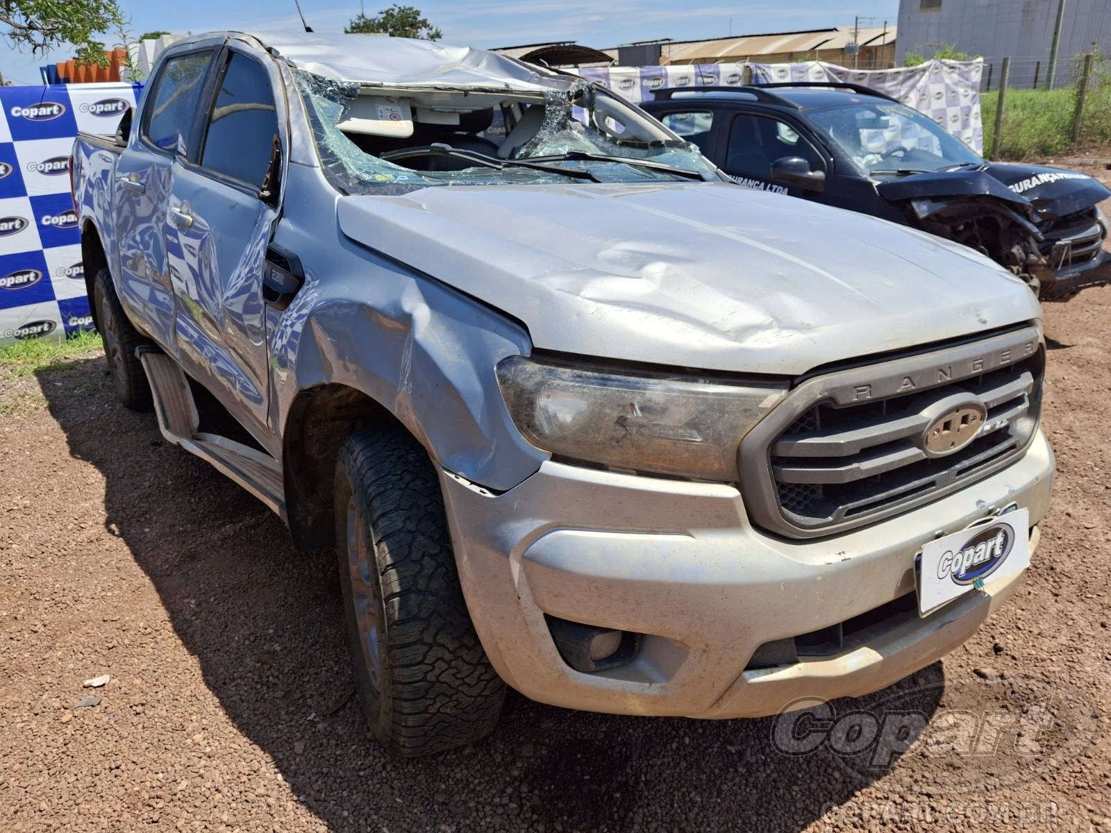 Veículo Ford Ranger Ford Ranger CD XLS AT 2.2 Duratorq 2022 Médio Dano 2022 em leilão
