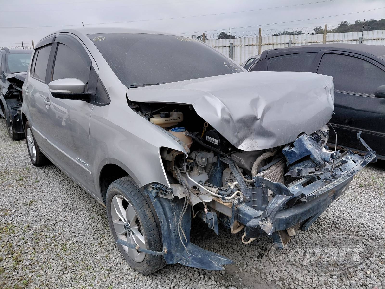 Veículo VW - VolksWagen Fox VOLKSWAGEN FOX 2018 – Comfortline 1.6 MSI – Motor dá partida e engrena 2018 em leilão