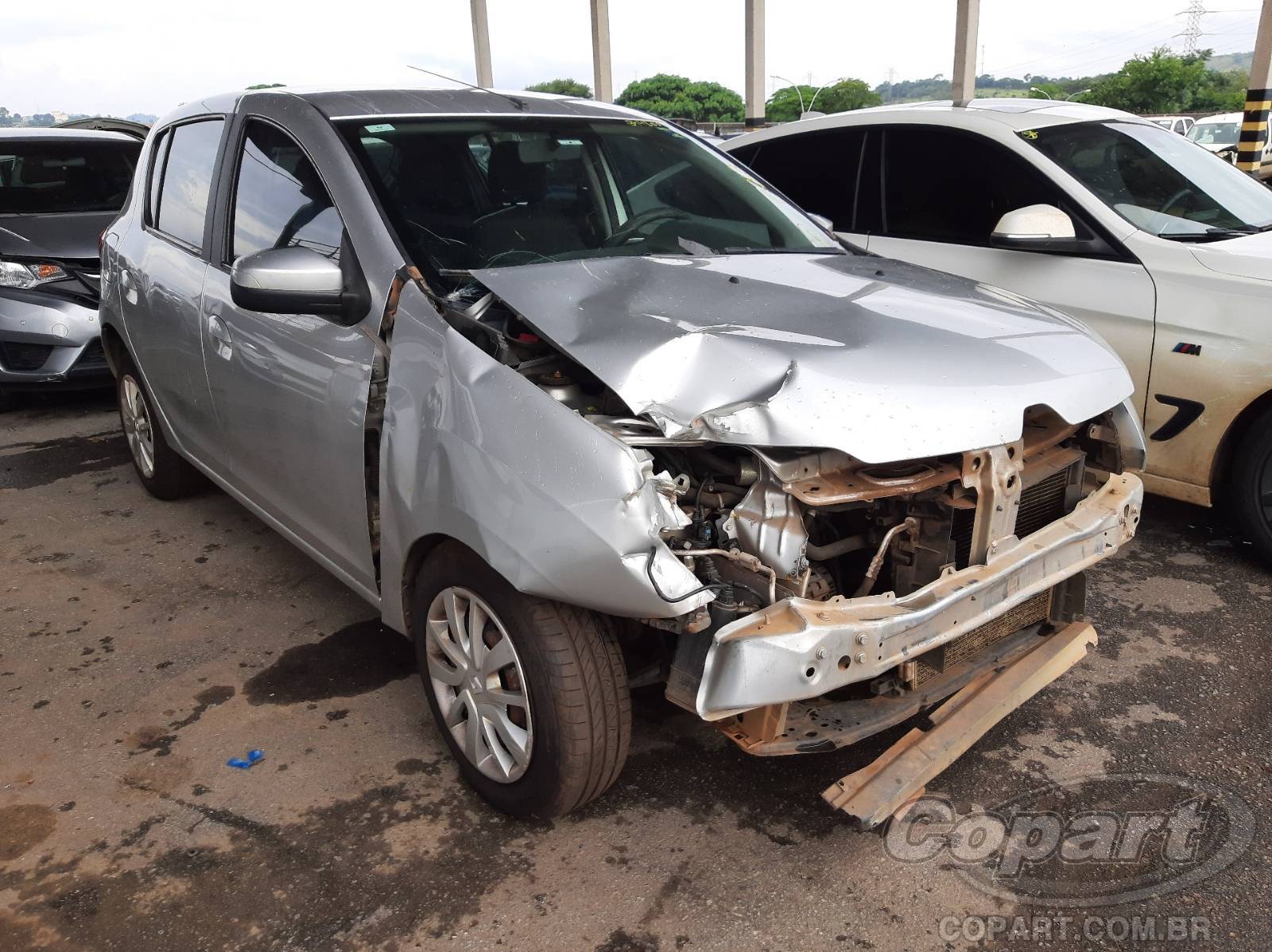 Veículo Renault Sandero Renault Sandero Expression 1.0 16V 2017 Colisão Média Monta 2017 em leilão